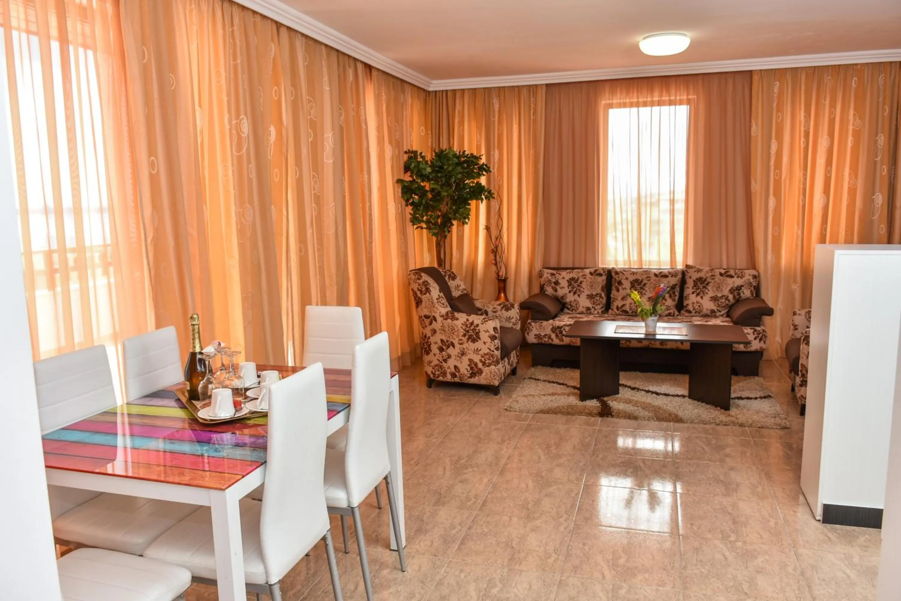 Living room in OLYMP Apart-Complex