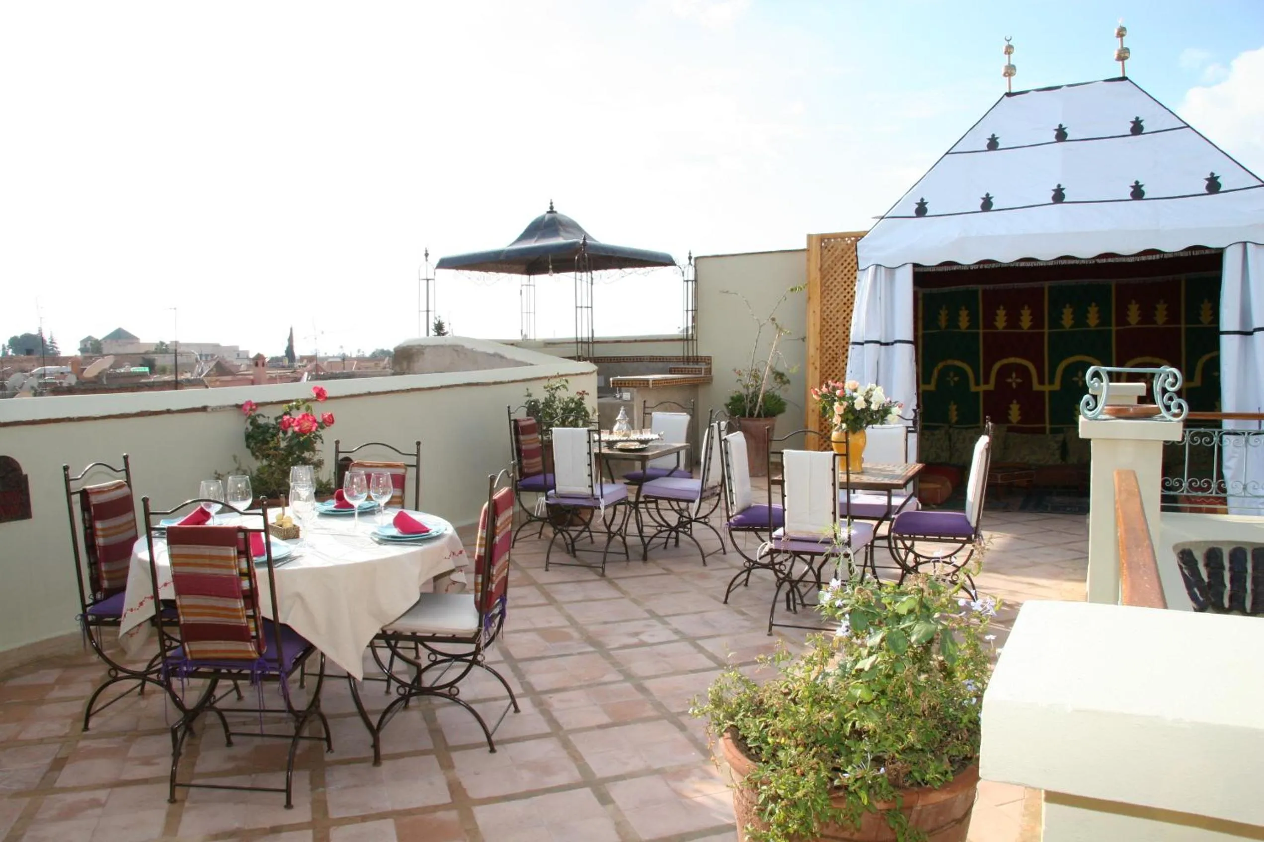 Balcony/Terrace in Riad Kenzo