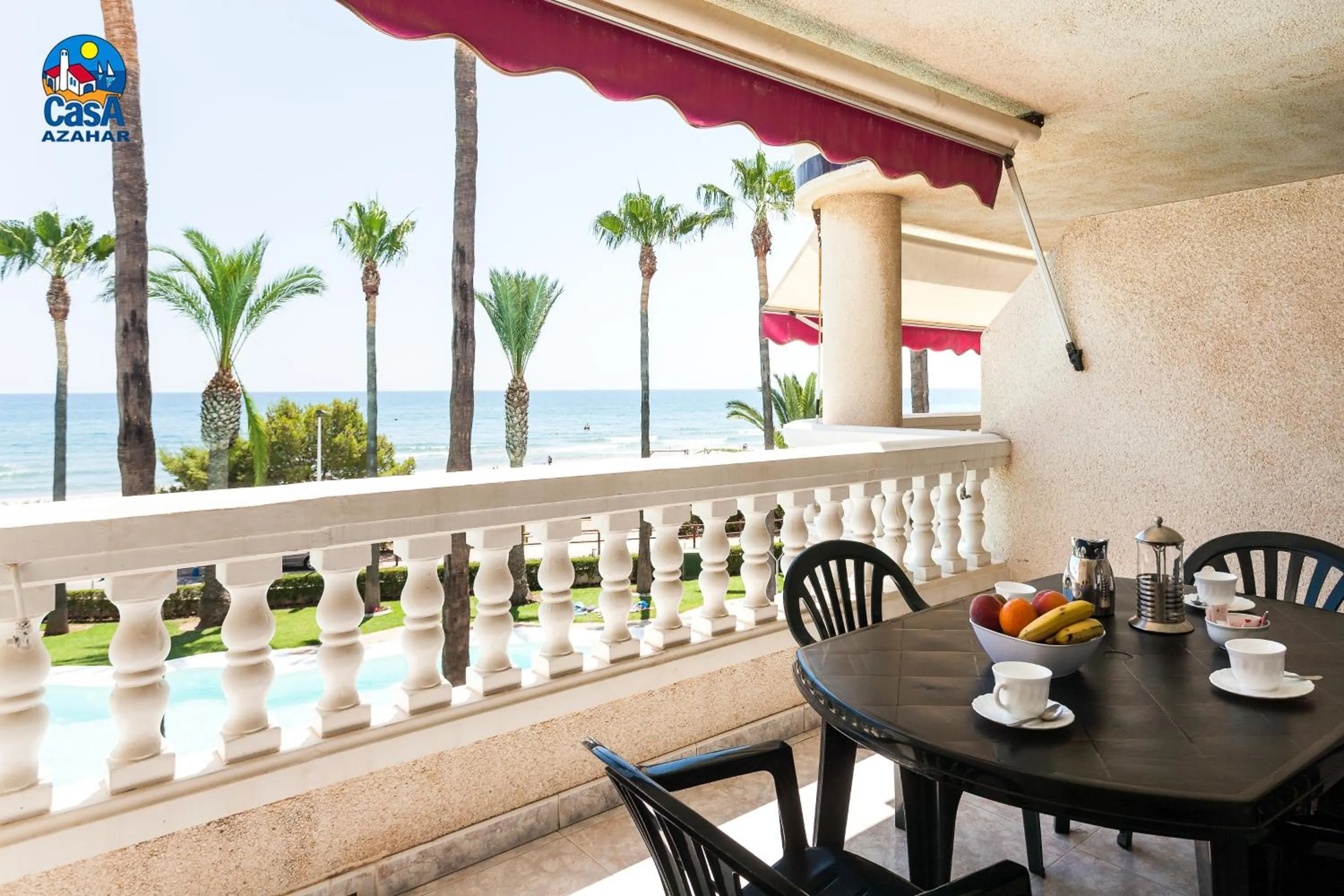Balcony/Terrace in Residencial Casablanca Casa Azahar