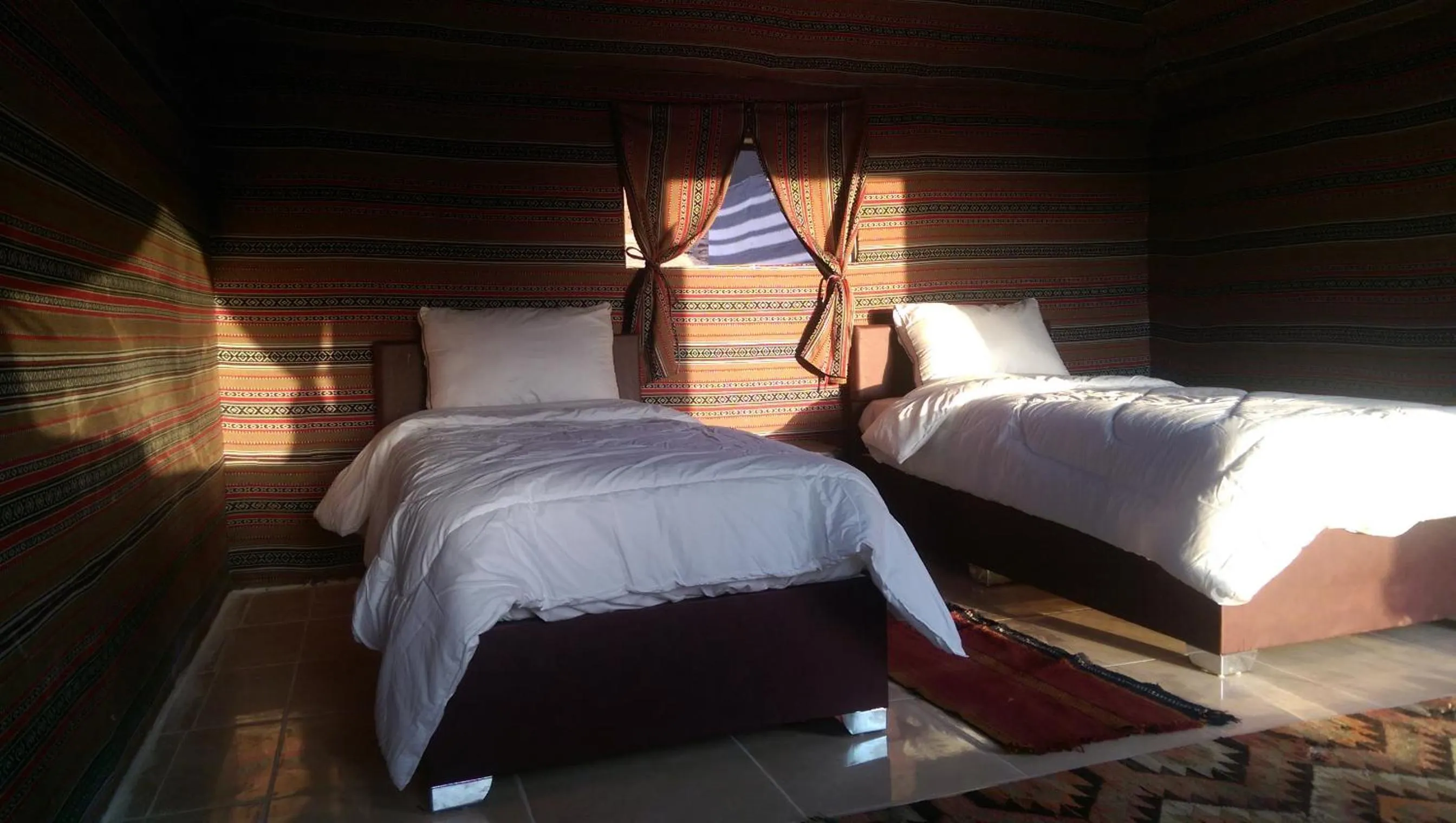 Bathroom, Bed in Beyond Wadi Rum Camp