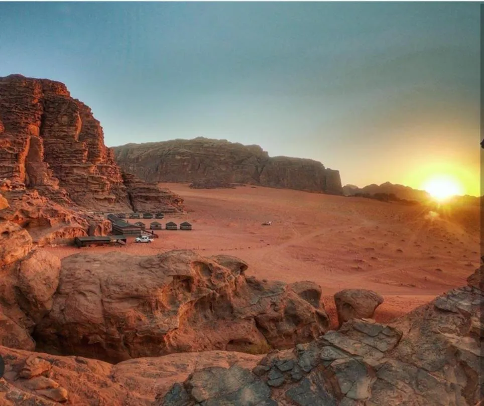 Natural landscape in Beyond Wadi Rum Camp