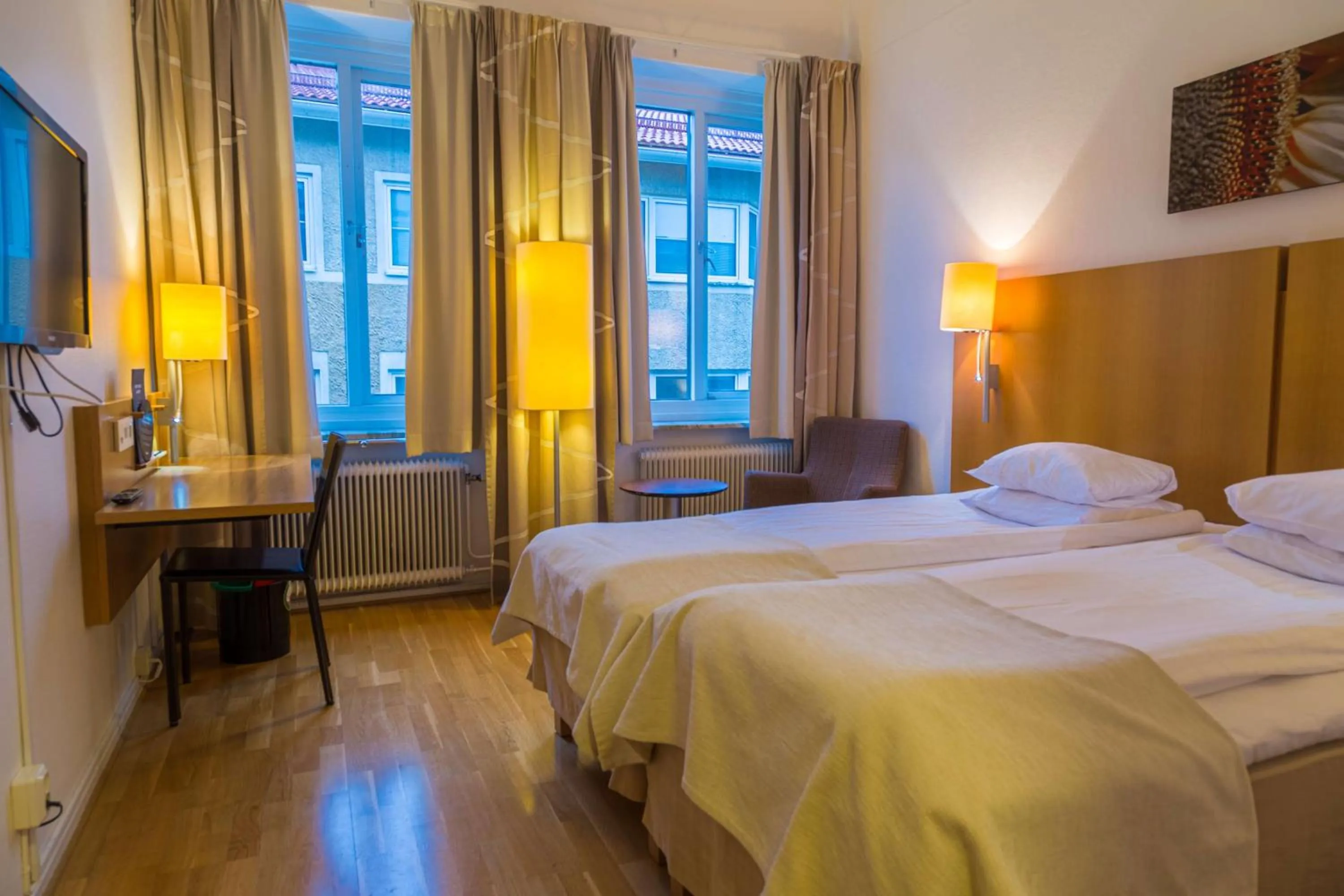 Bedroom, Bed in Scandic Billingen