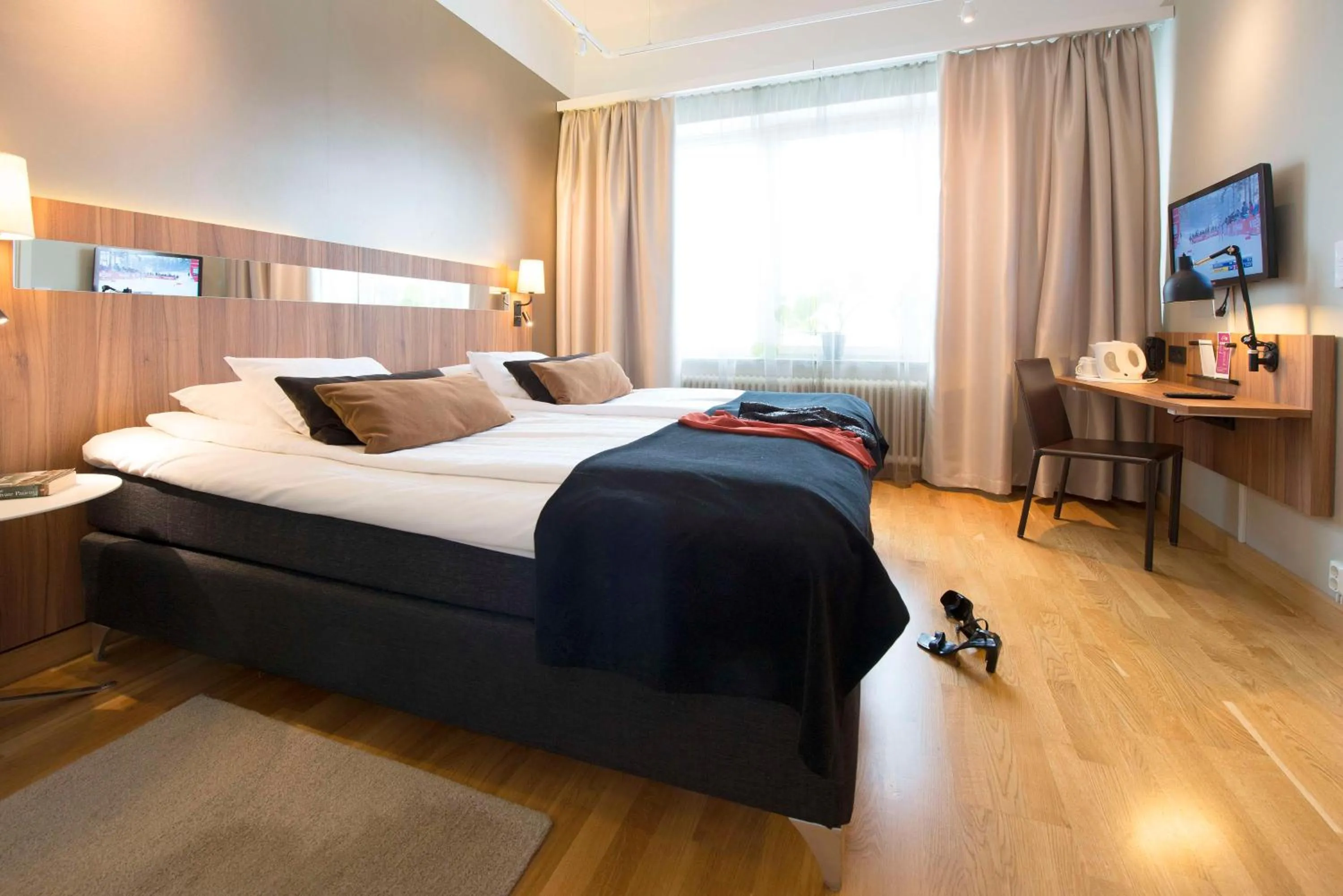Bedroom, Bed in Scandic Billingen