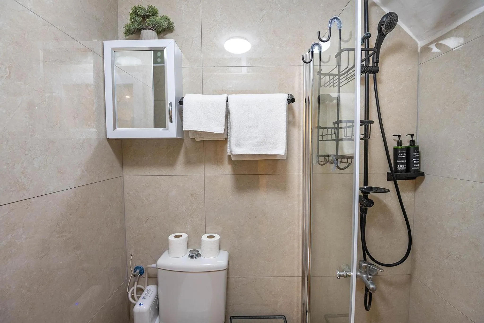 Shower in Mike's House Jerusalem