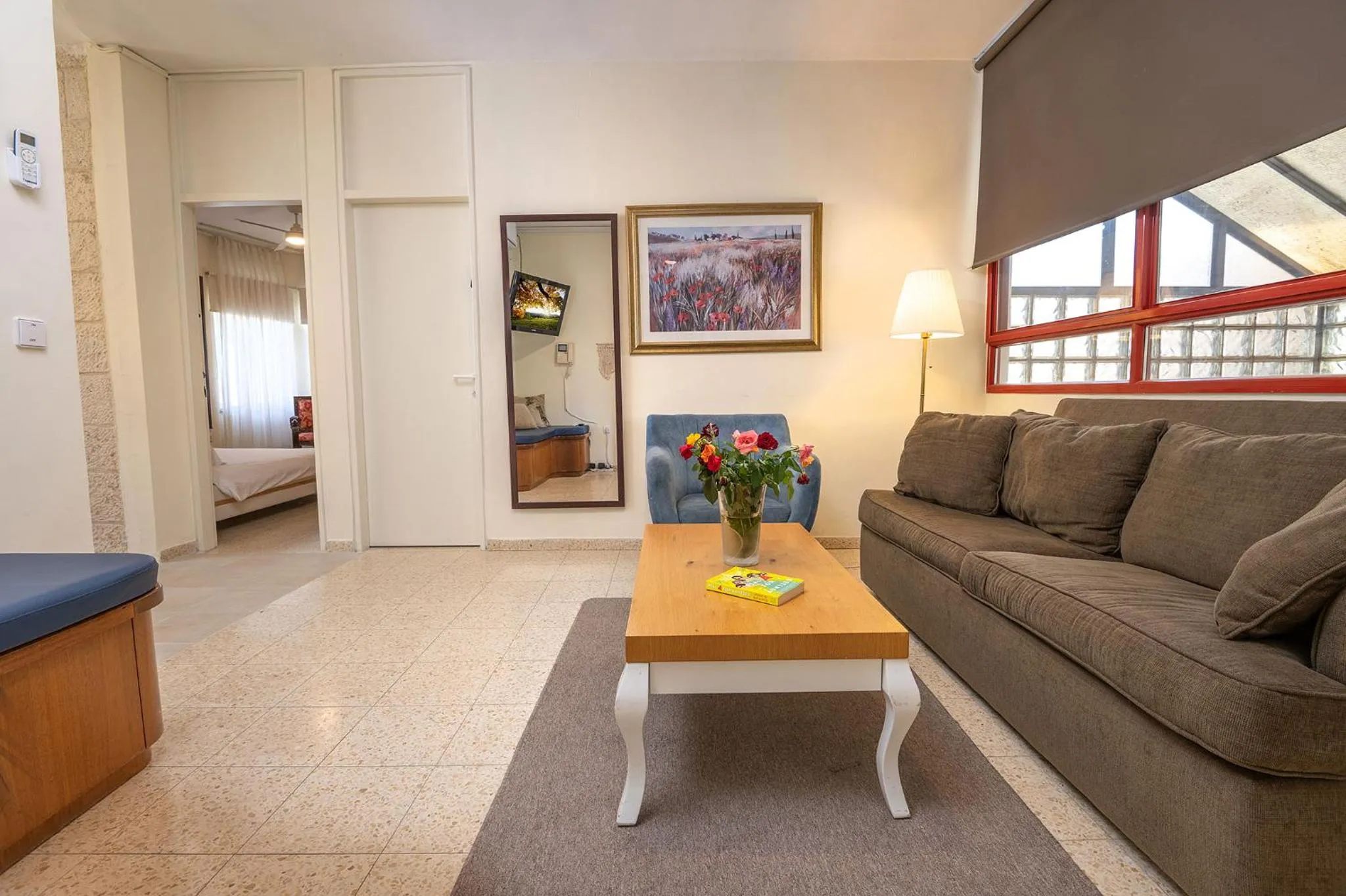 Living room in Mike's House Jerusalem