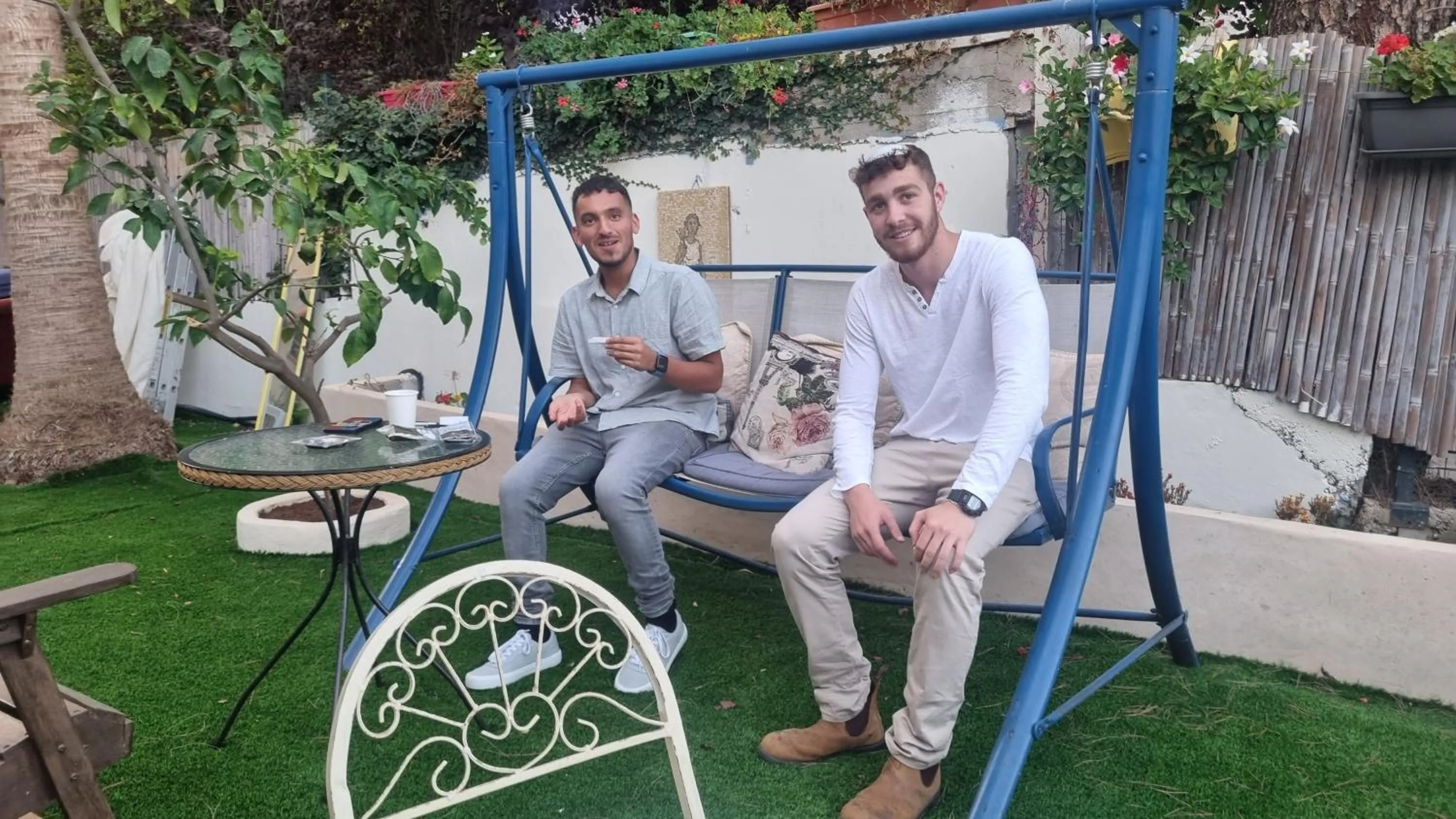 Garden in Mike's House Jerusalem