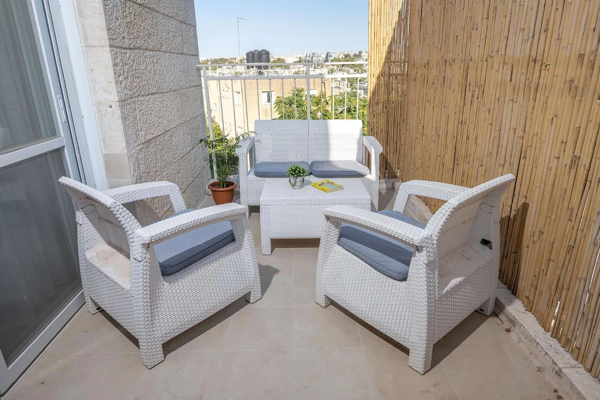 Patio in Mike's House Jerusalem