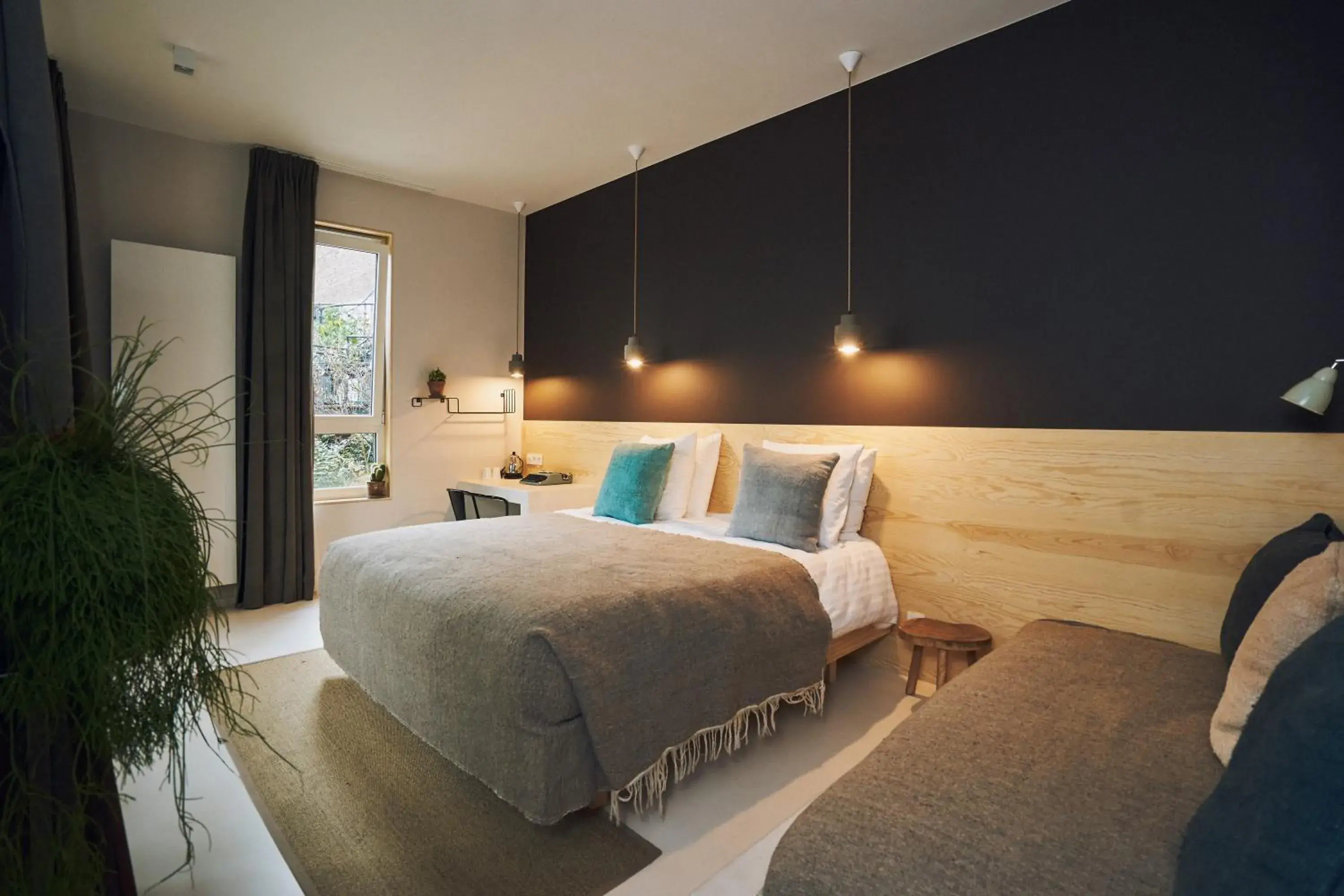 Family Room for 3 Twin with Garden Views in Latroupe Hotel Jardin Secret Family Room for 3 Twin with Garden Views in Latroupe Hotel Jardin Secret