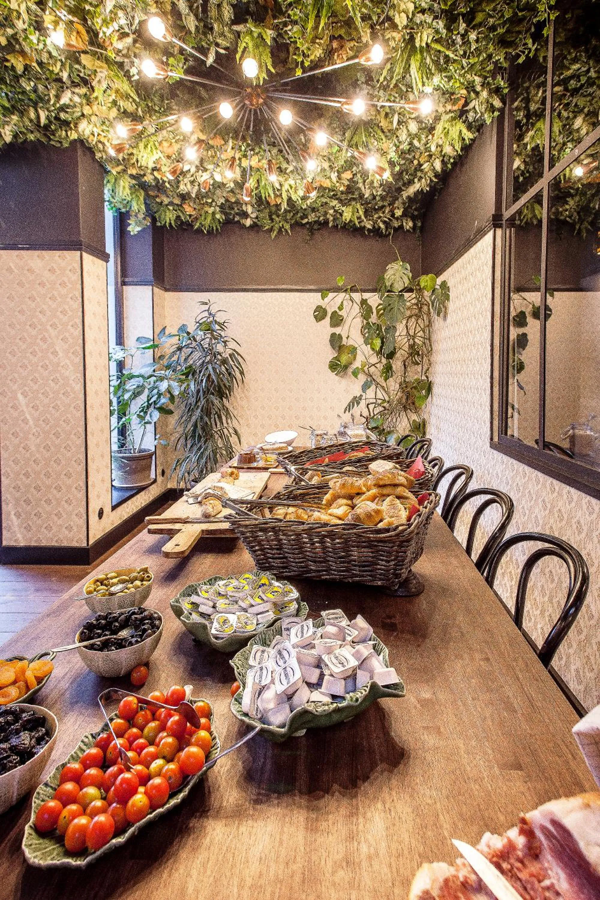 Buffet breakfast in Latroupe Hotel Jardin Secret