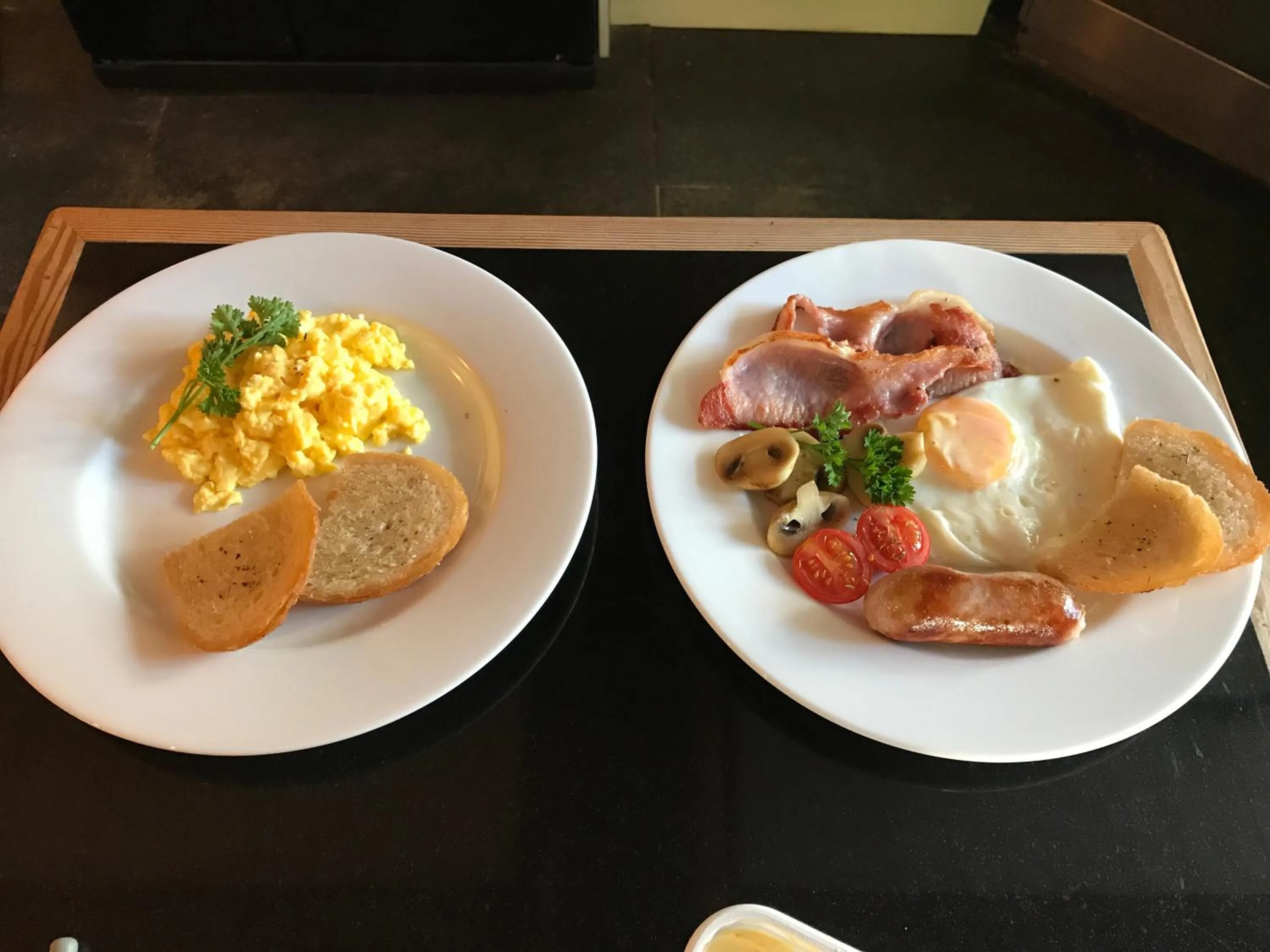 Food close-up in SPRING GARDENS B&B