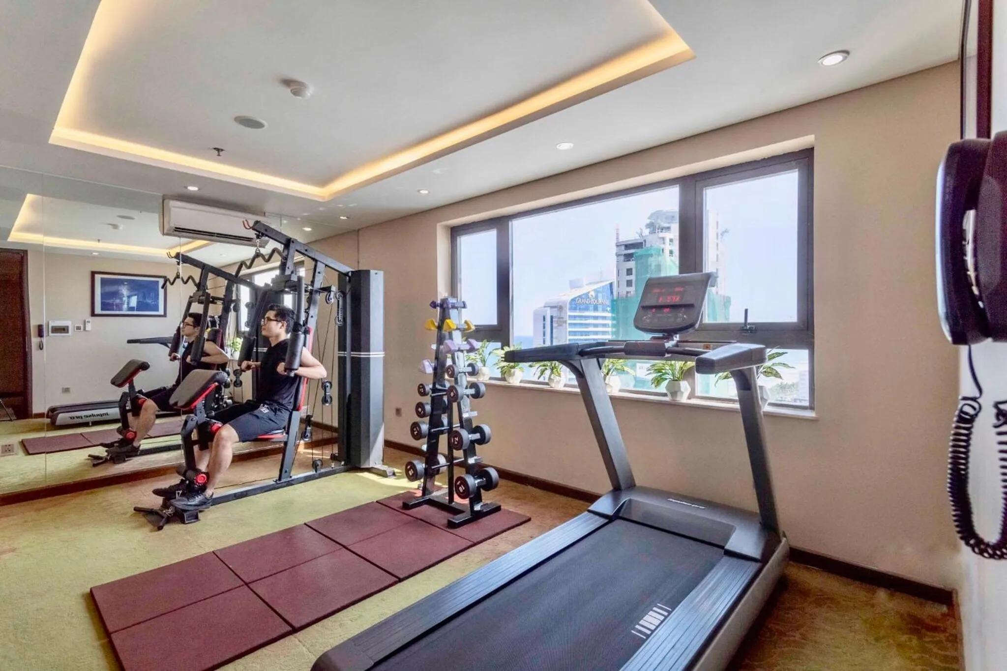 Fitness centre/facilities in Pavilion Hotel Da Nang