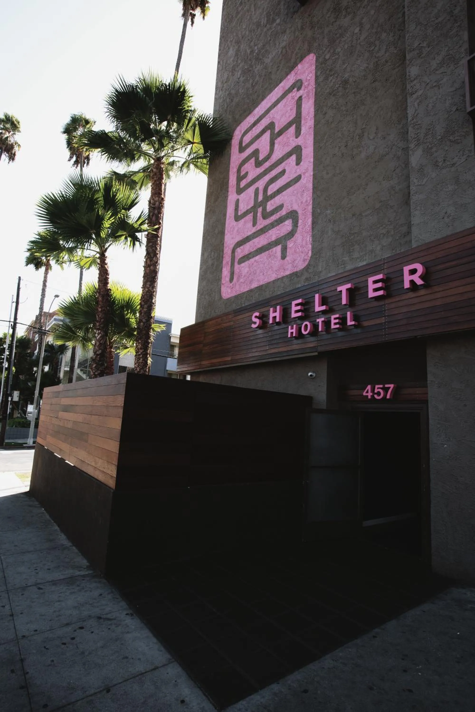 Facade/entrance in Shelter Hotel Los Angeles