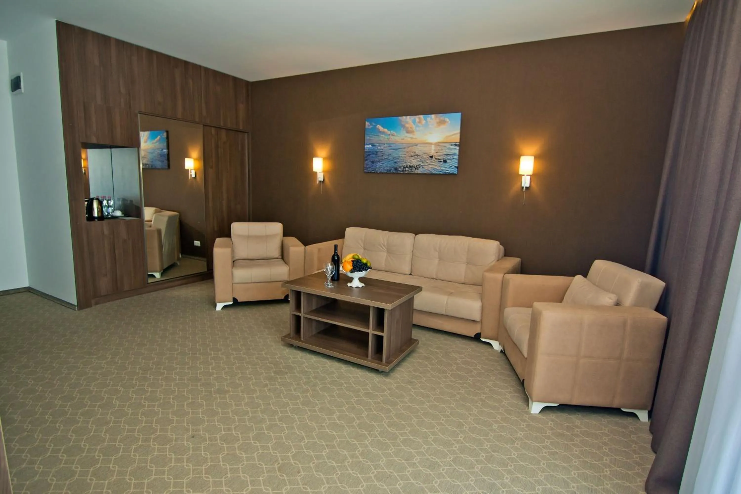 Living room in Sky Inn Batumi