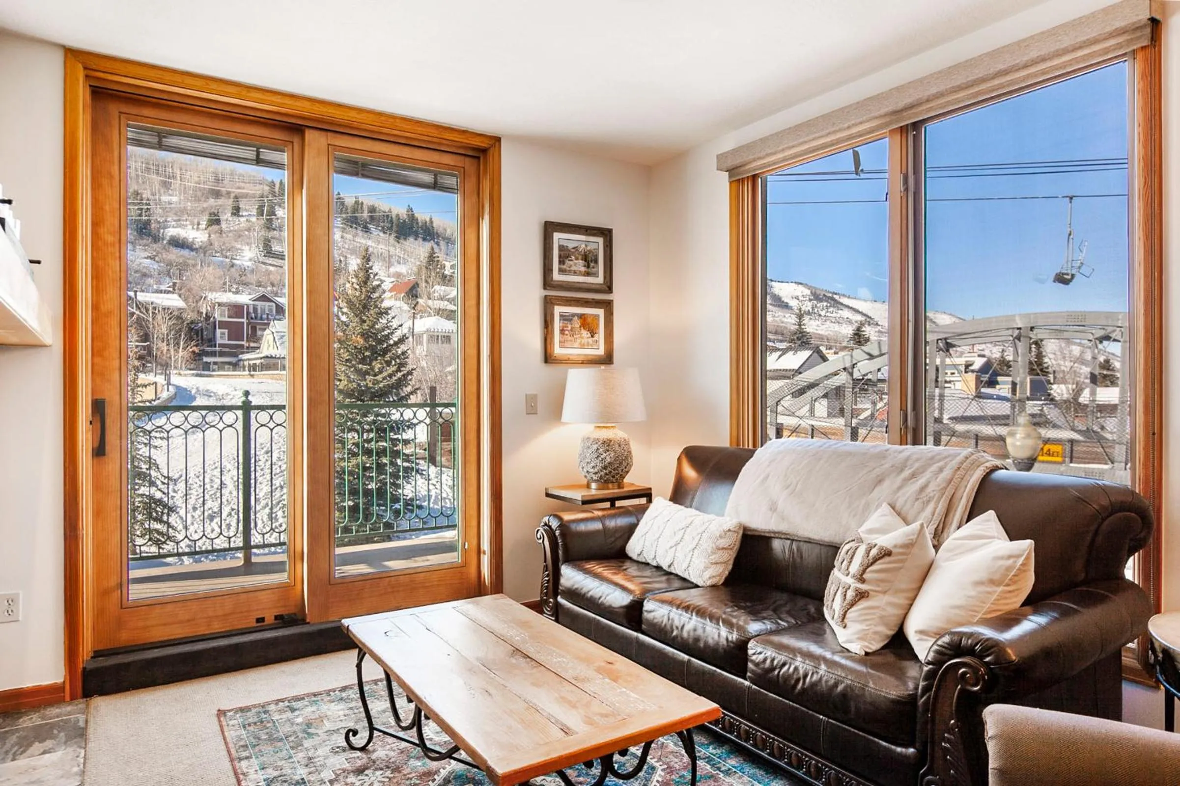 Living room in The Caledonian by All Seasons Resort Lodging