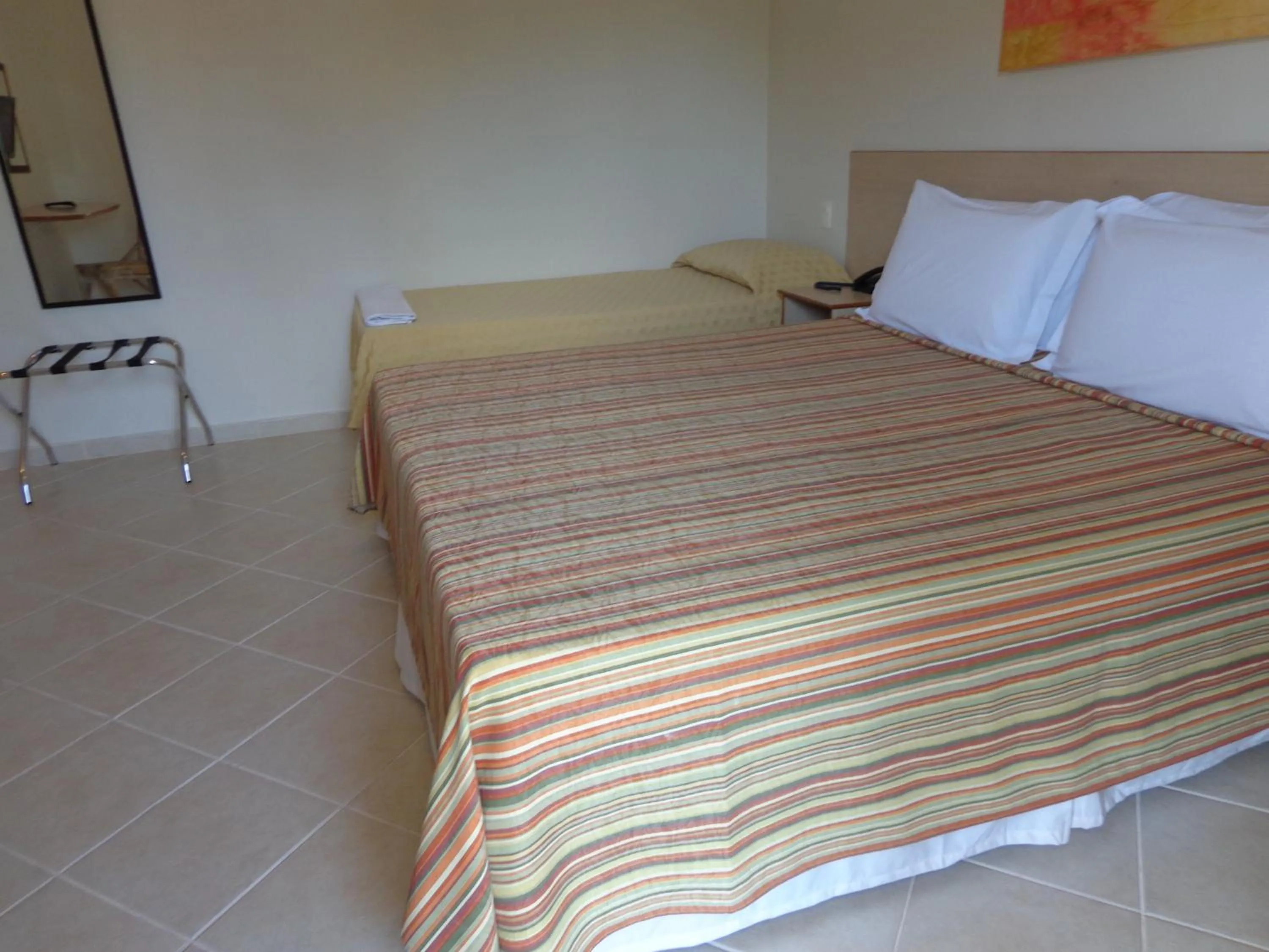 Bed in Hotel Costa Balena-Piscina Aquecida Coberta