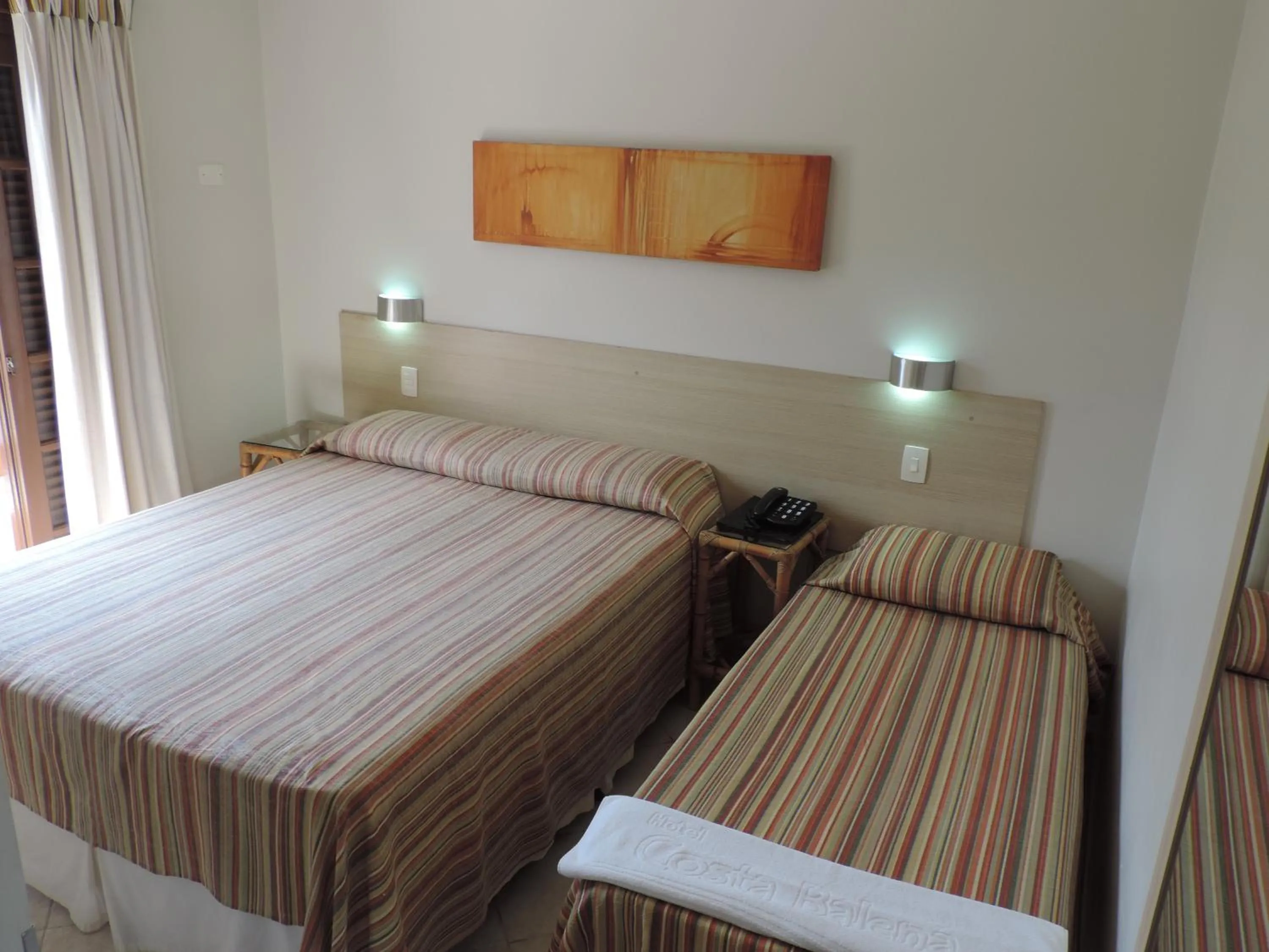 Bed in Hotel Costa Balena-Piscina Aquecida Coberta