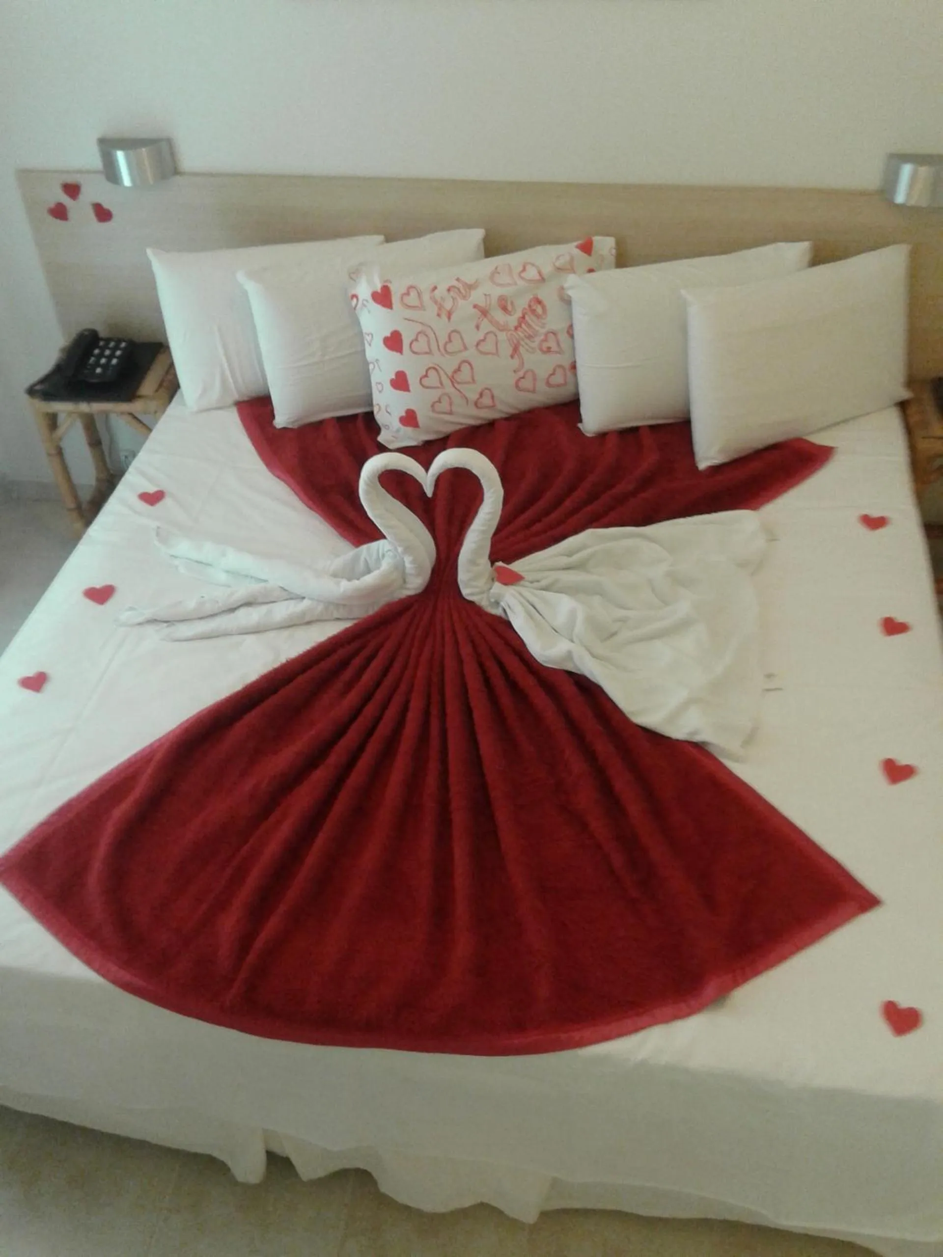 Bed in Hotel Costa Balena-Piscina Aquecida Coberta