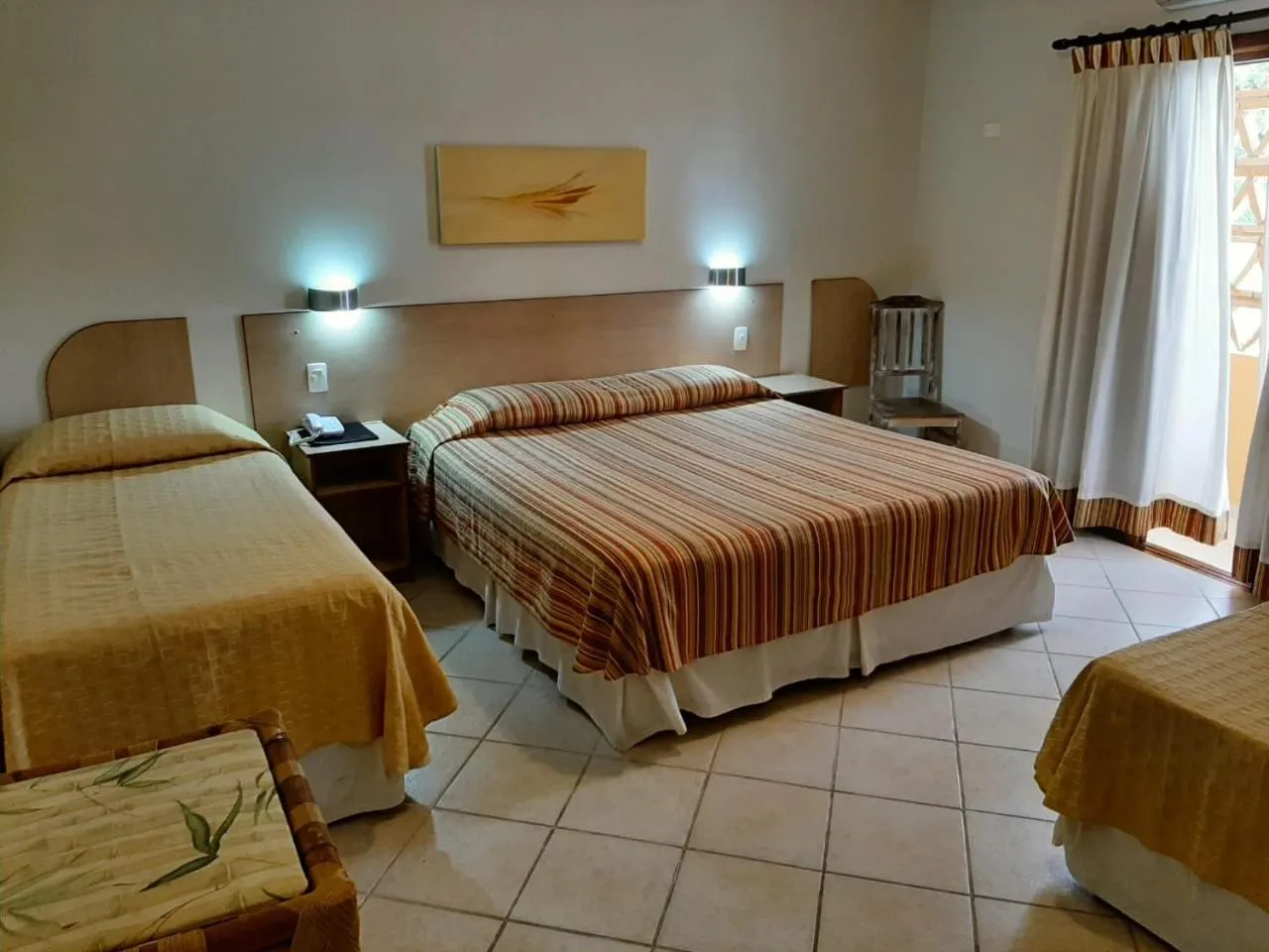 Bed in Hotel Costa Balena-Piscina Aquecida Coberta