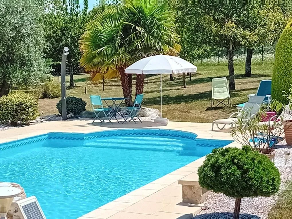 Swimming pool in Villa Le Clos de Mosny