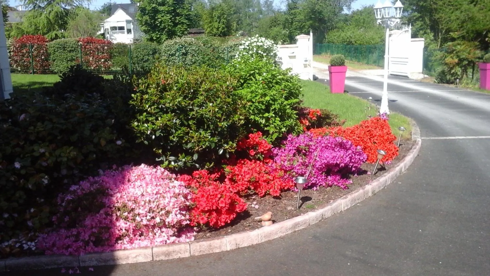Garden view in Villa Le Clos de Mosny