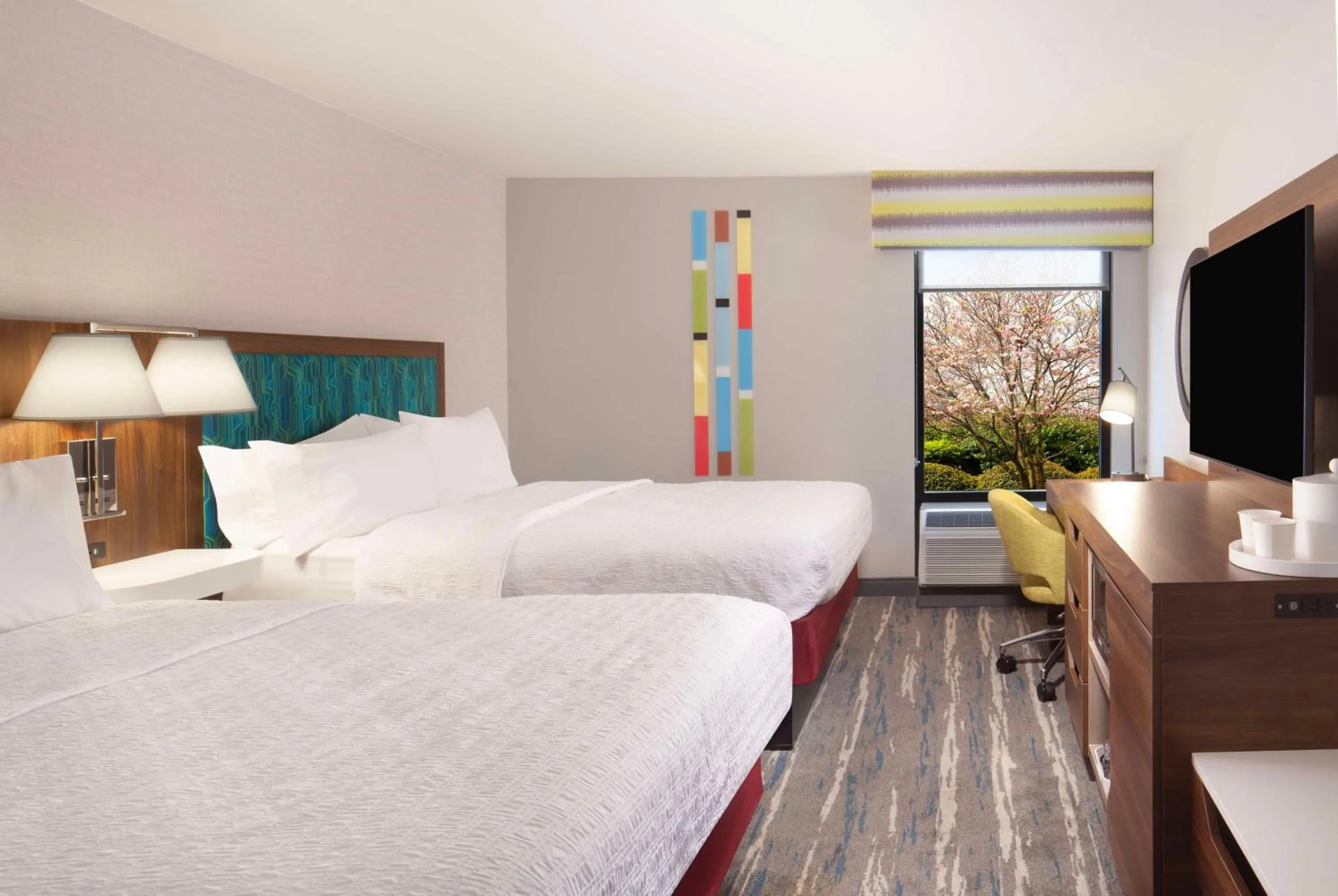 Bed in Hampton Inn Athens