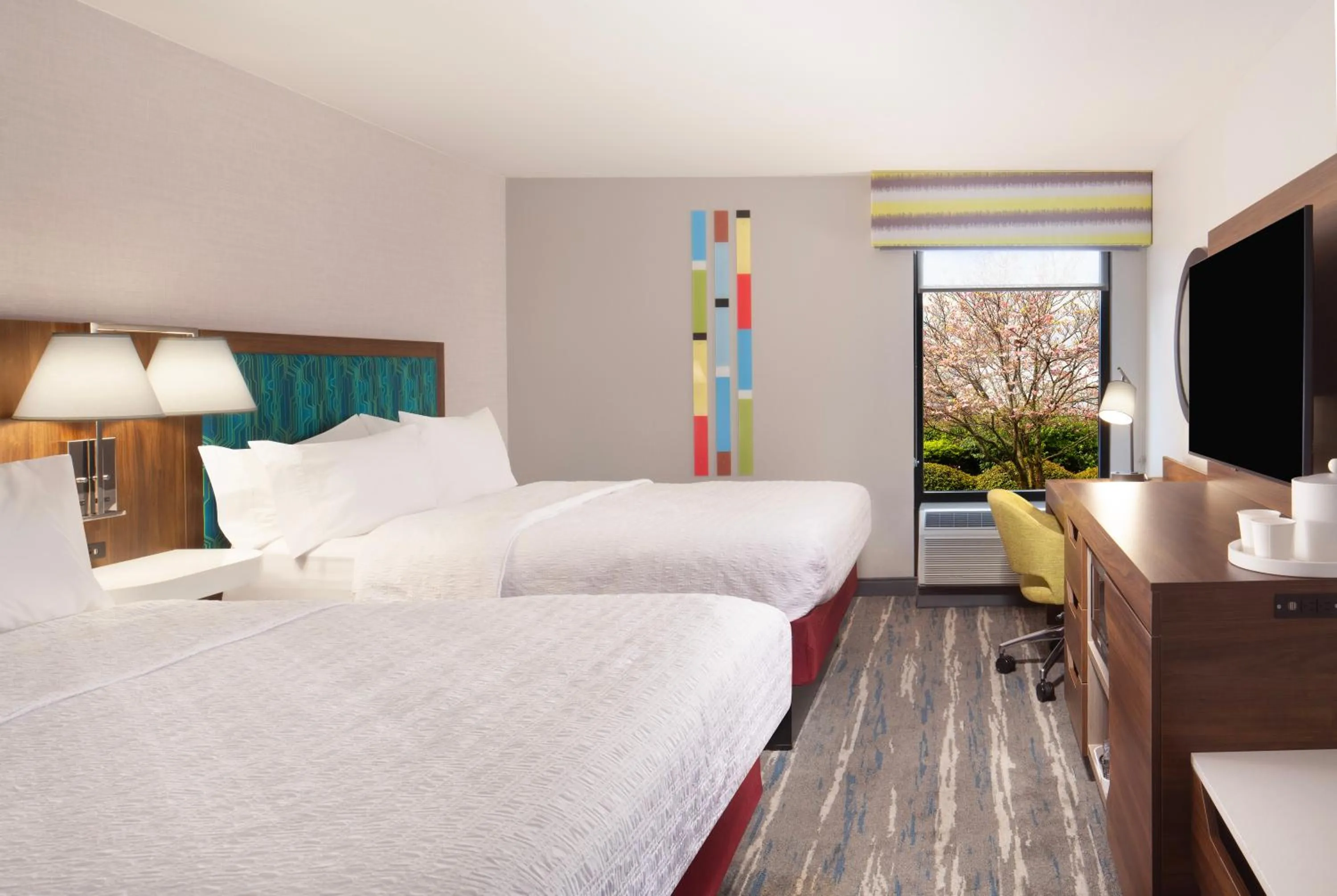 Bed in Hampton Inn Athens