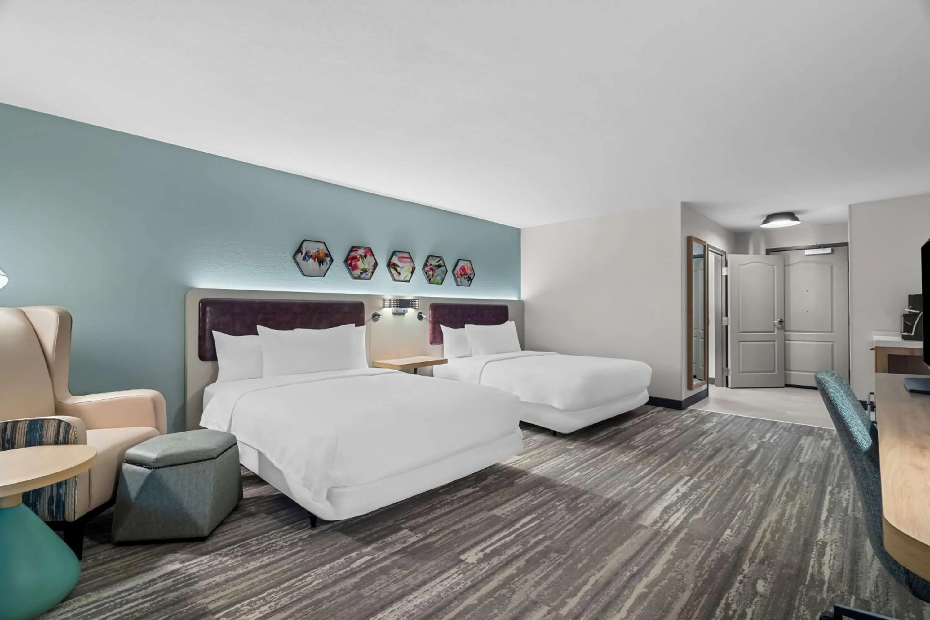 Bed in Hilton Garden Inn Cartersville