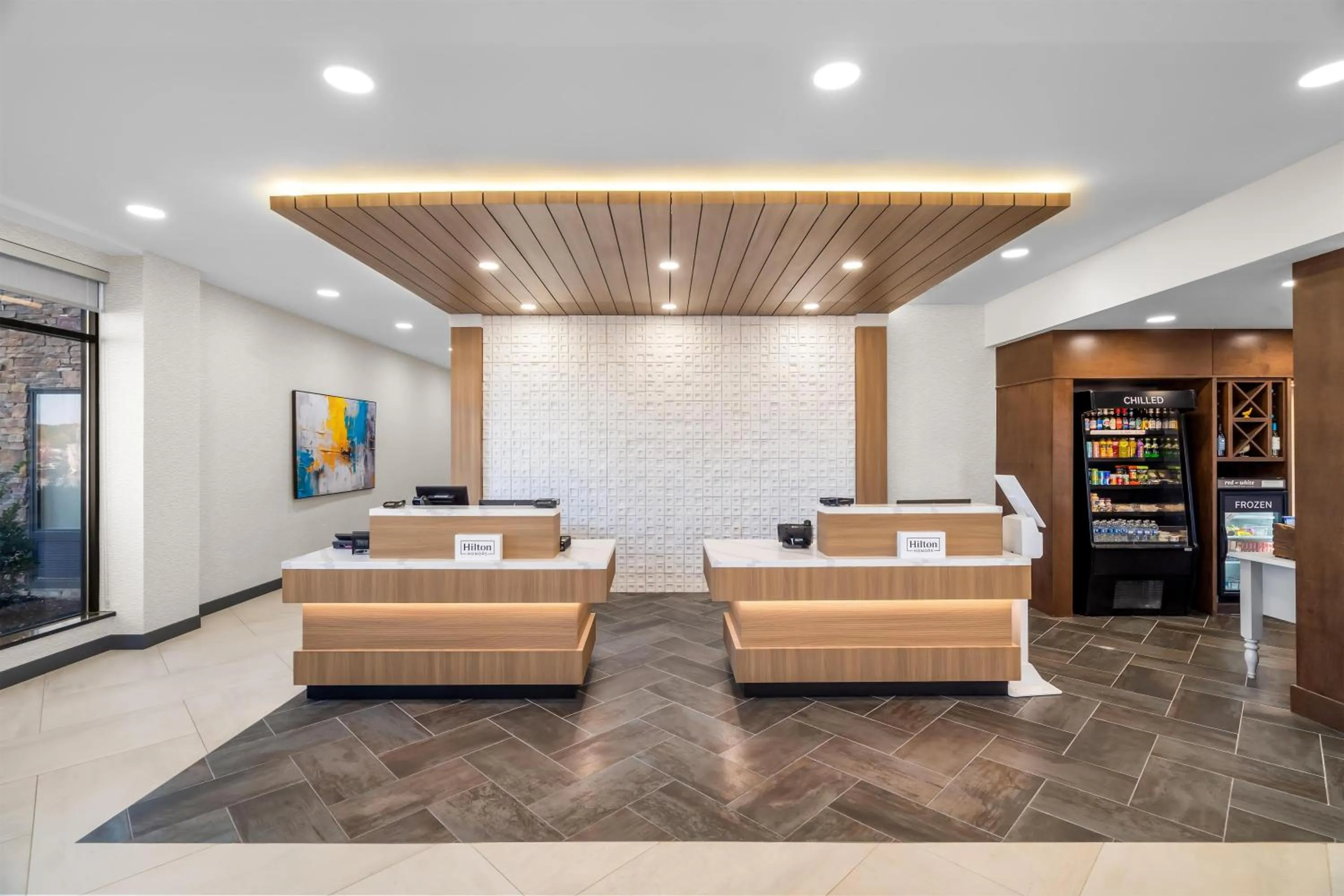 Lobby or reception, Bed in Hilton Garden Inn Cartersville