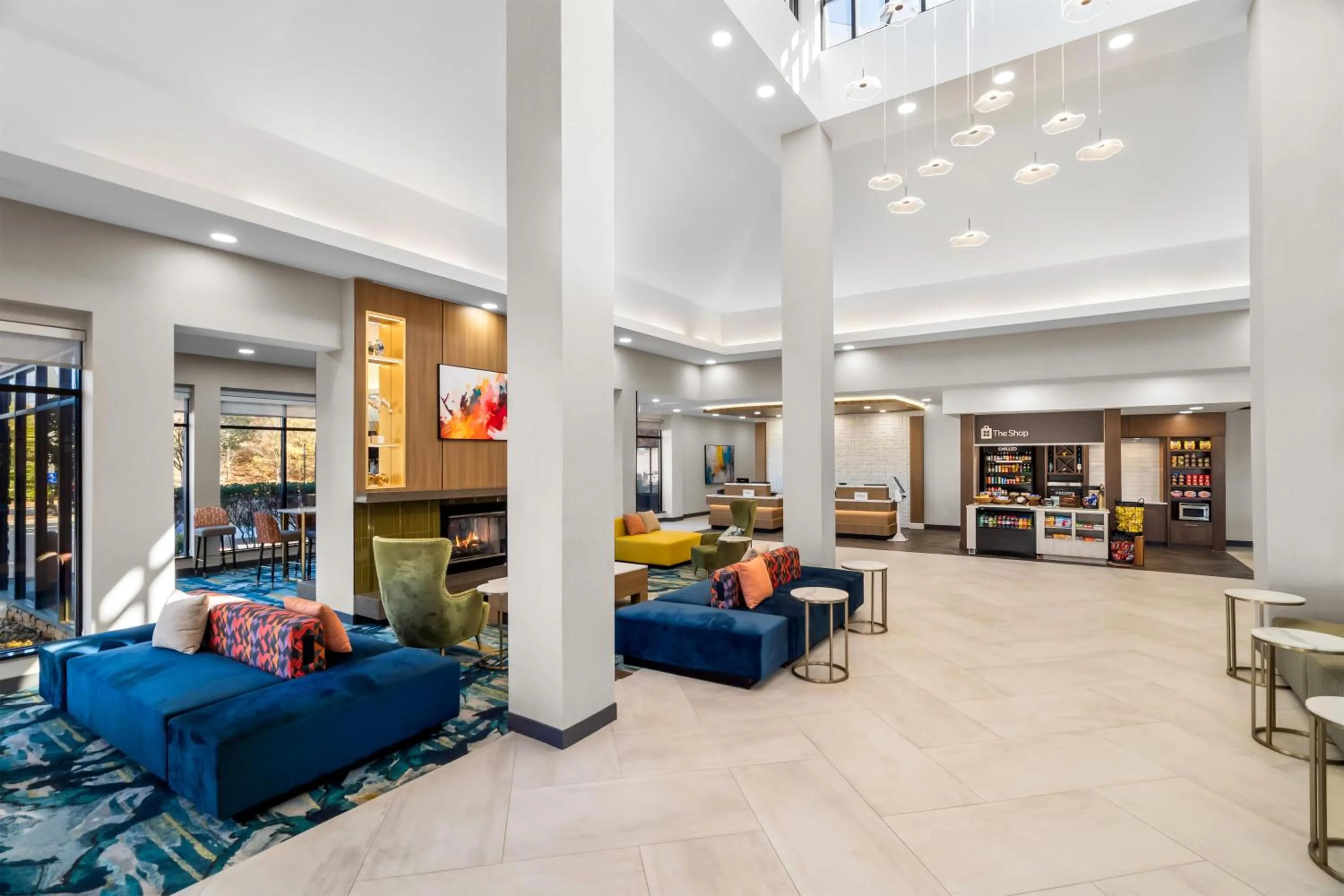 Lobby or reception in Hilton Garden Inn Cartersville