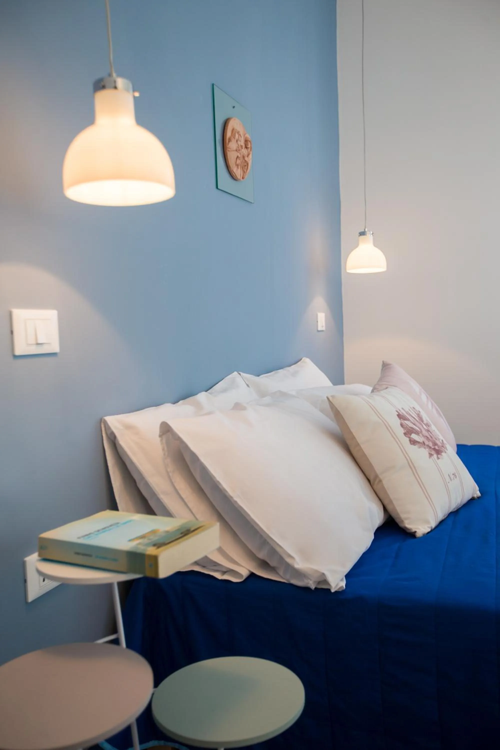 Bed in B&B Le Bateau Bleu Adults Only 12 plus