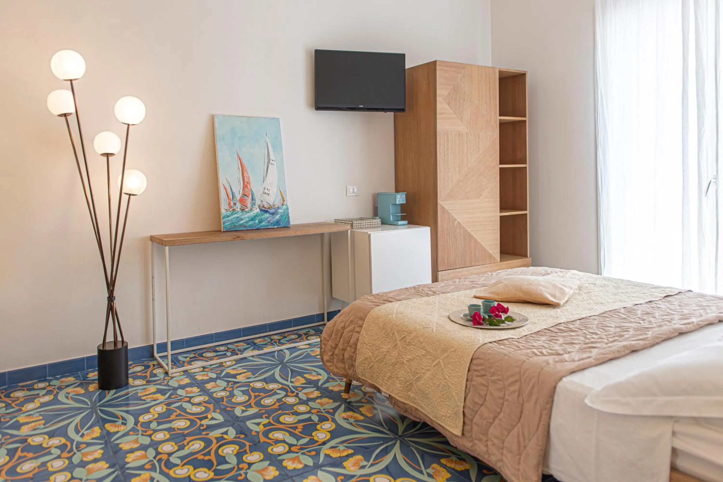 Bed in B&B Le Bateau Bleu Adults Only 12 plus