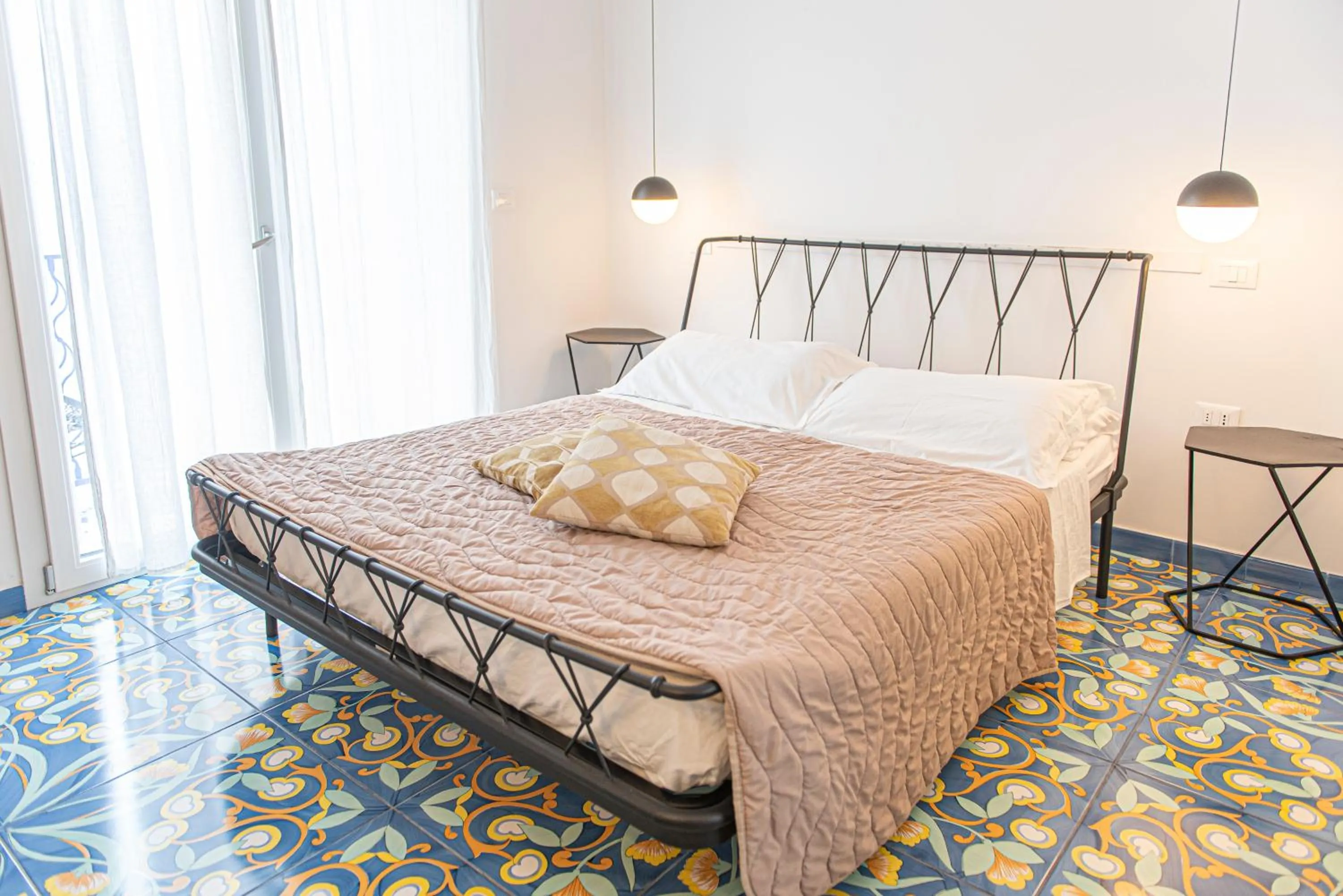 Bed in B&B Le Bateau Bleu Adults Only 12 plus