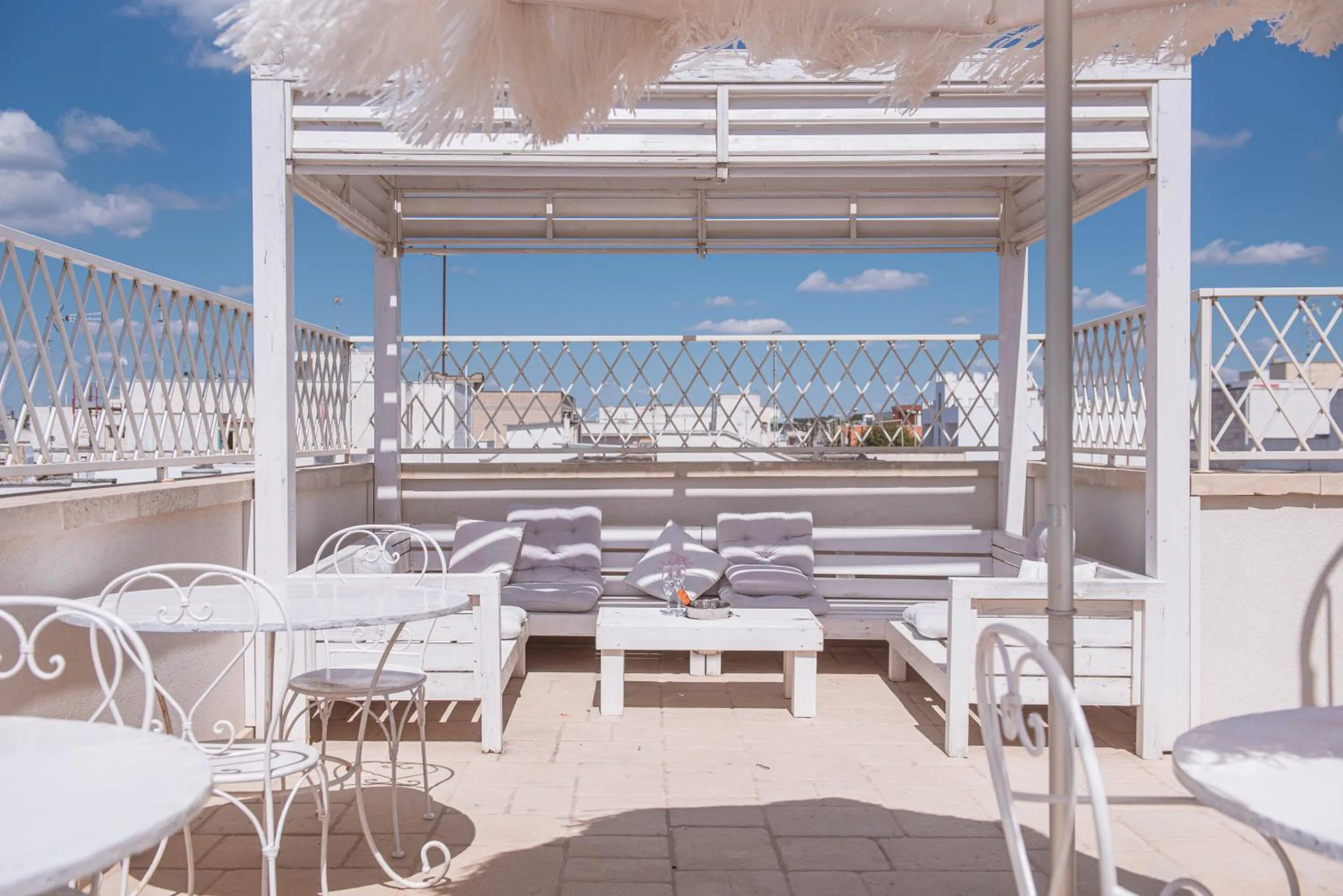 Balcony/Terrace in B&B Le Bateau Bleu Adults Only 12 plus