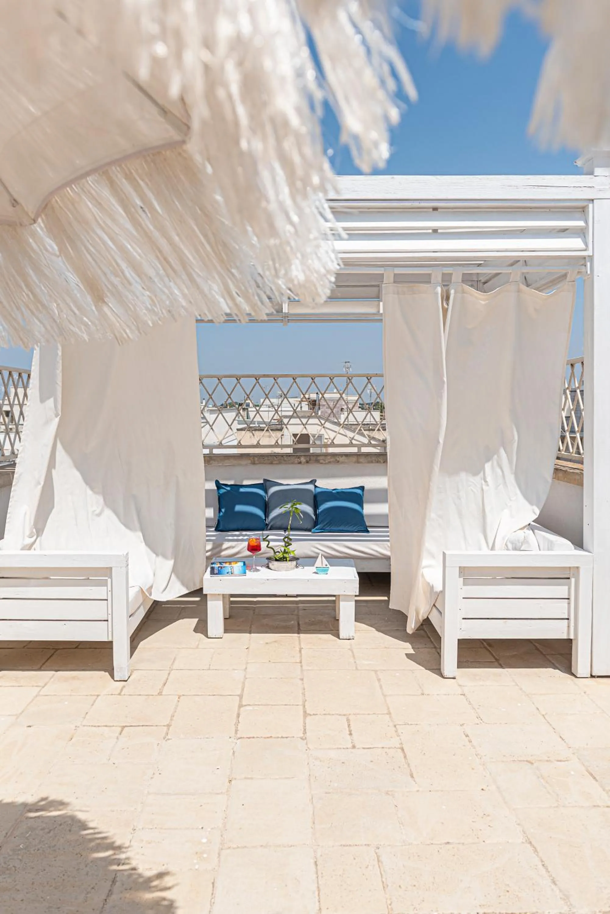 Balcony/Terrace in B&B Le Bateau Bleu Adults Only 12 plus