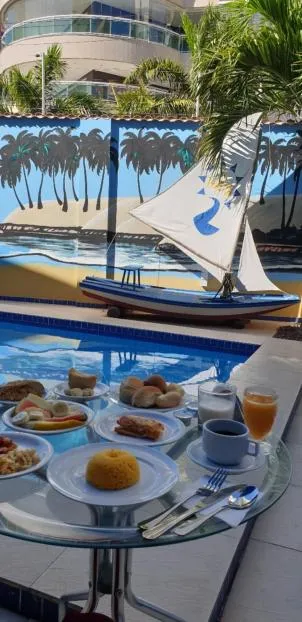 Pool view in Hotel Encontro do Sol