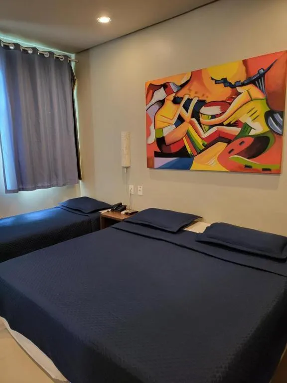 Bed in Hotel Encontro do Sol