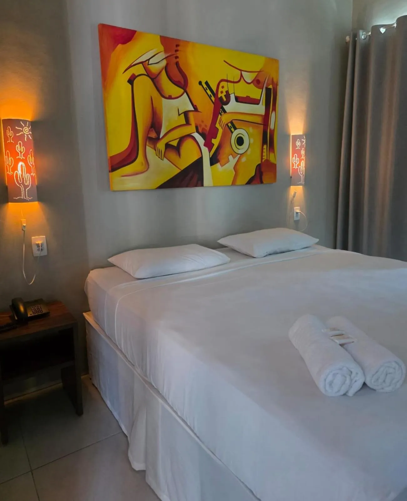 Bedroom, Bed in Hotel Encontro do Sol