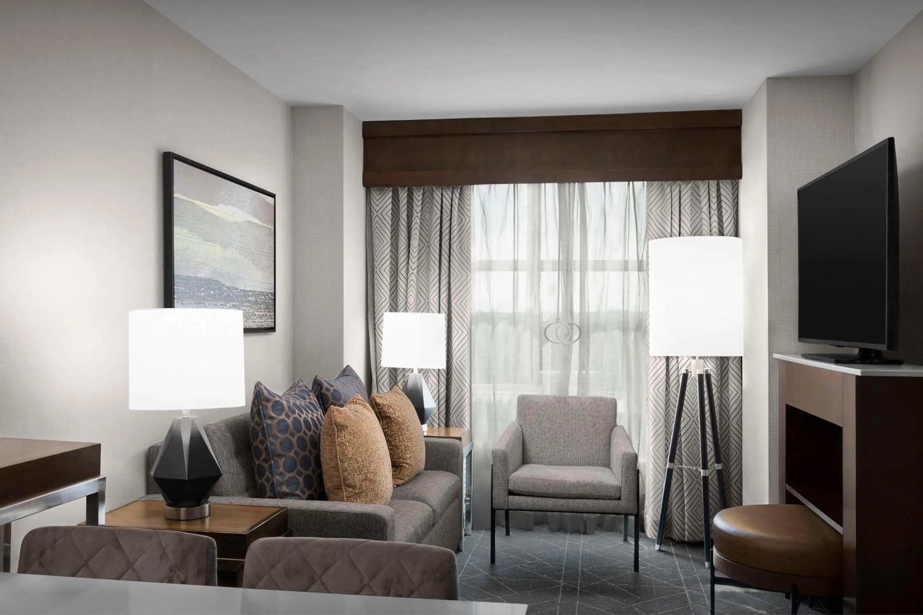 Living room in Embassy Suites Atlanta - Kennesaw Town Center