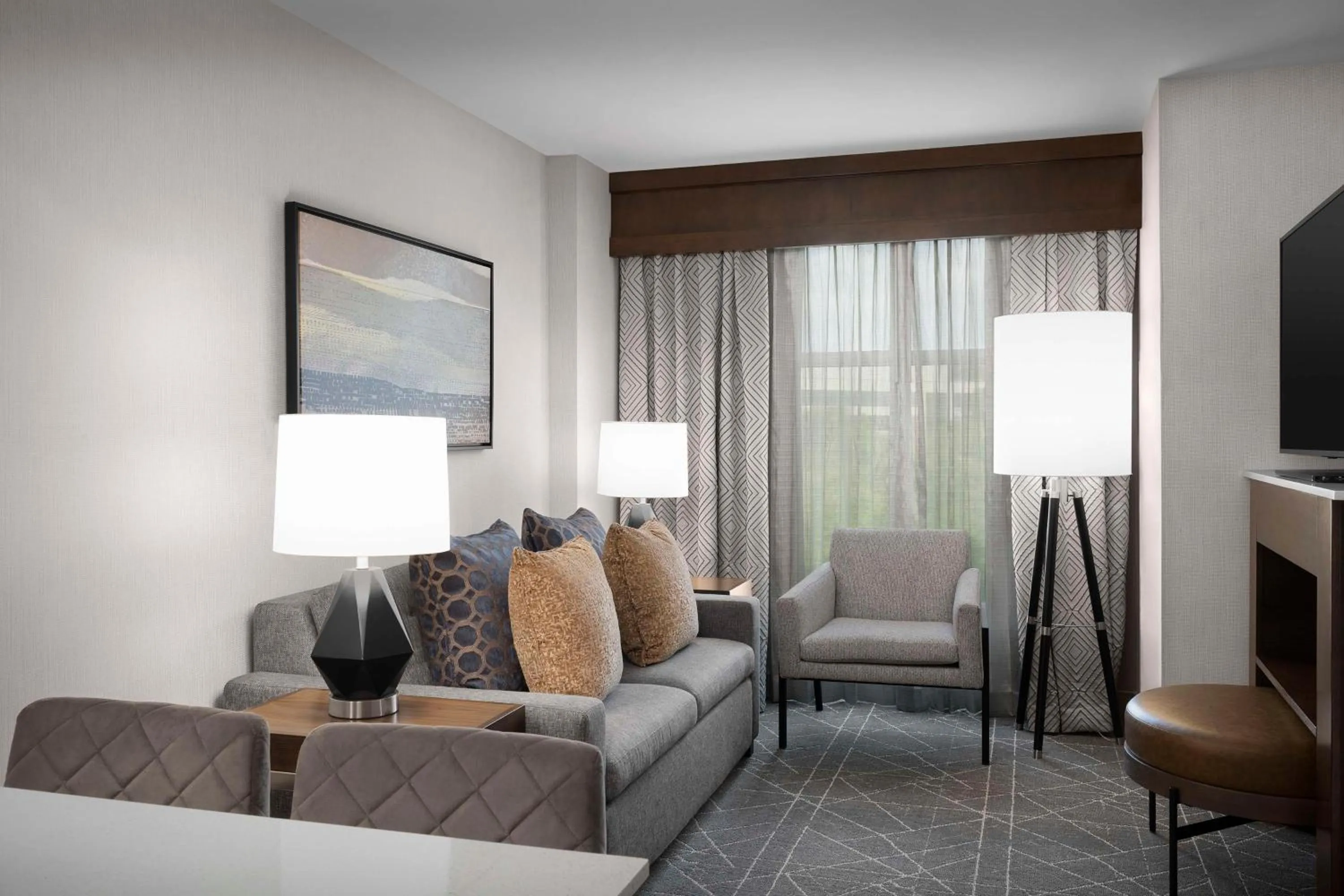 Living room in Embassy Suites Atlanta - Kennesaw Town Center