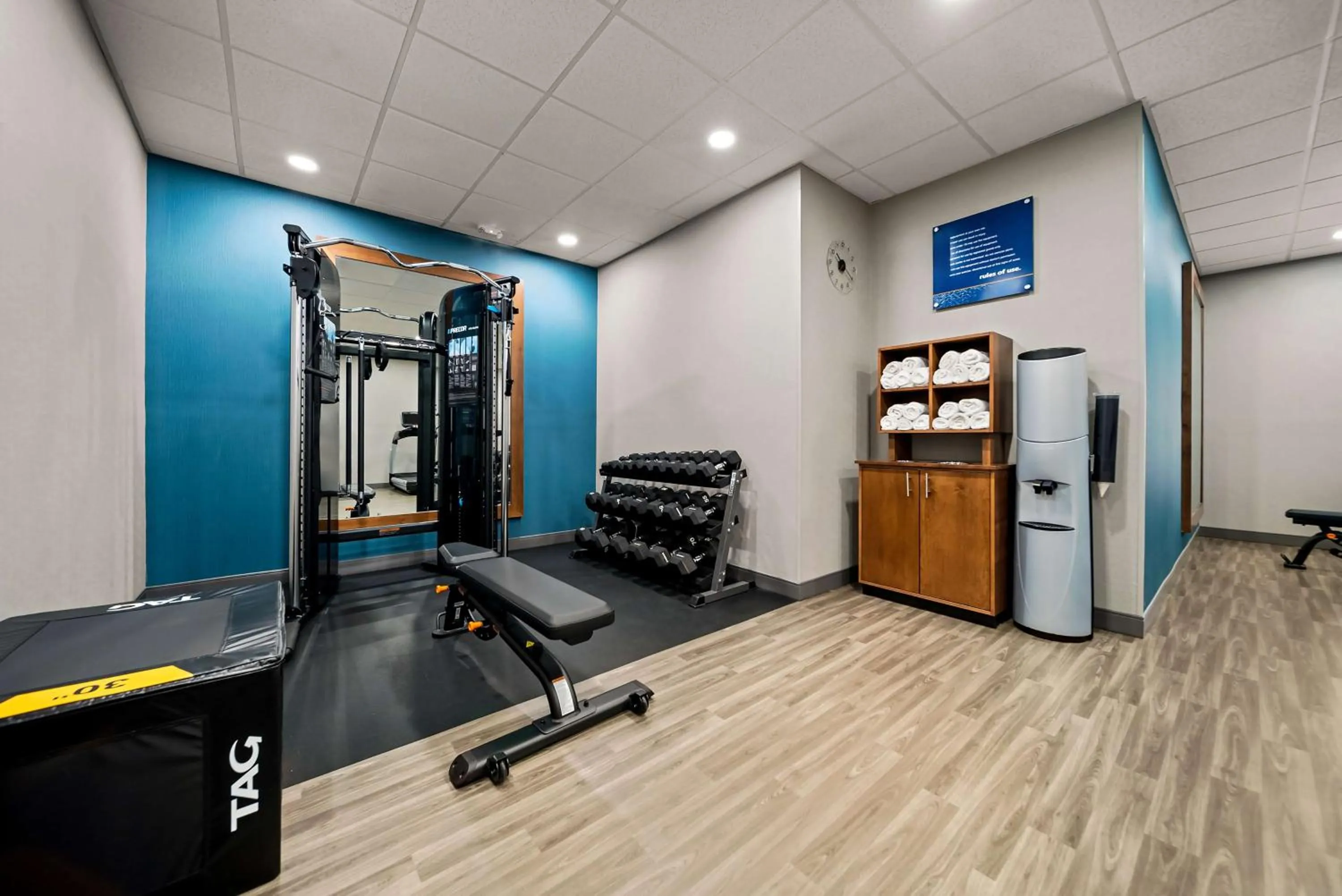 Fitness centre/facilities in Hampton Inn & Suites Opelika-I-85 Auburn Area