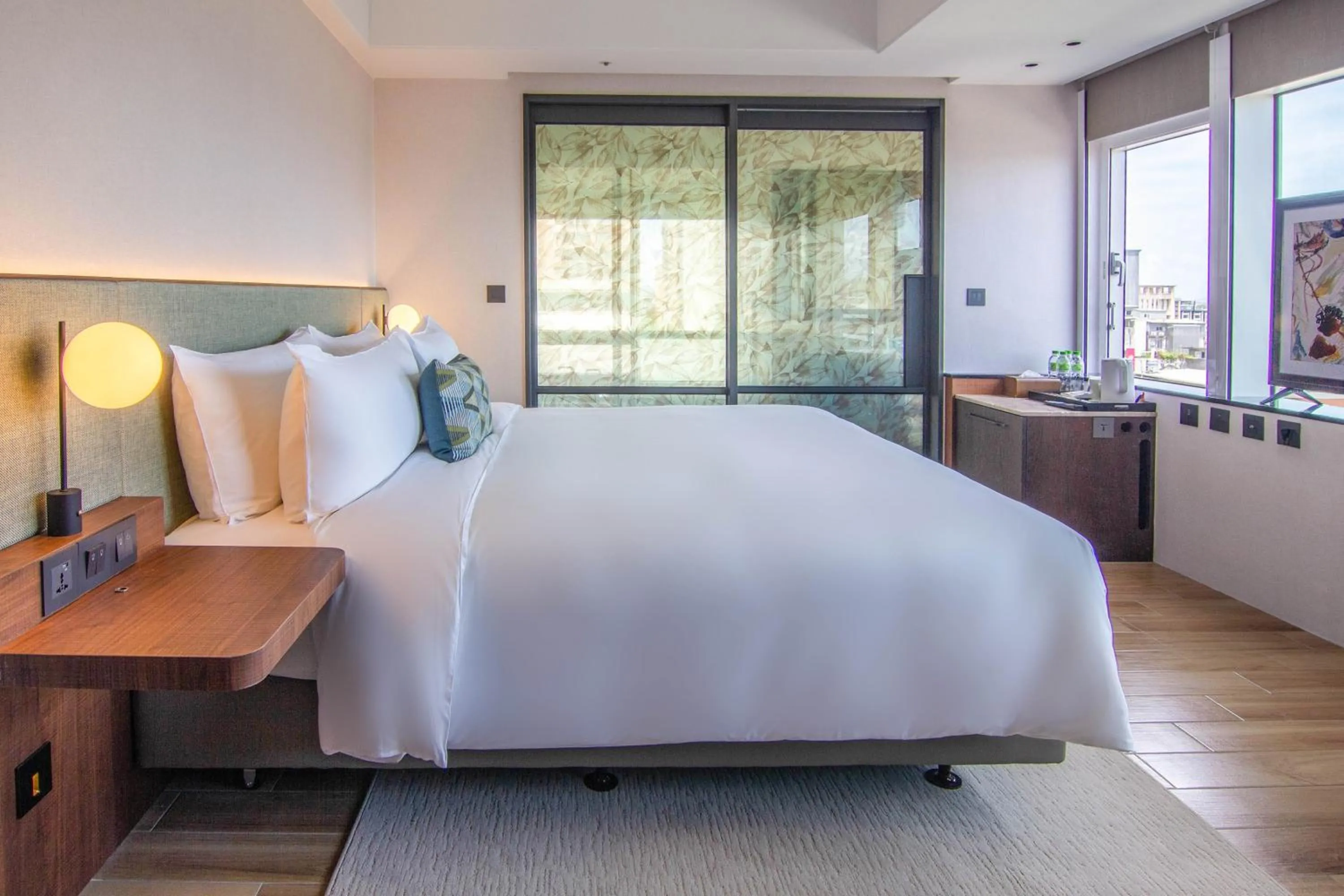 Bed in Kilin Hotel, JiaoXi