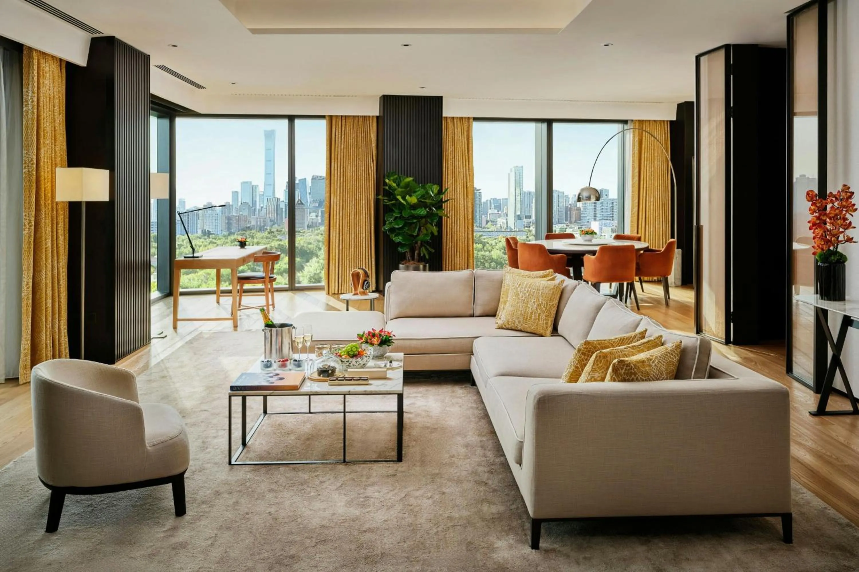 Photo of the whole room in Bvlgari Hotel Beijing