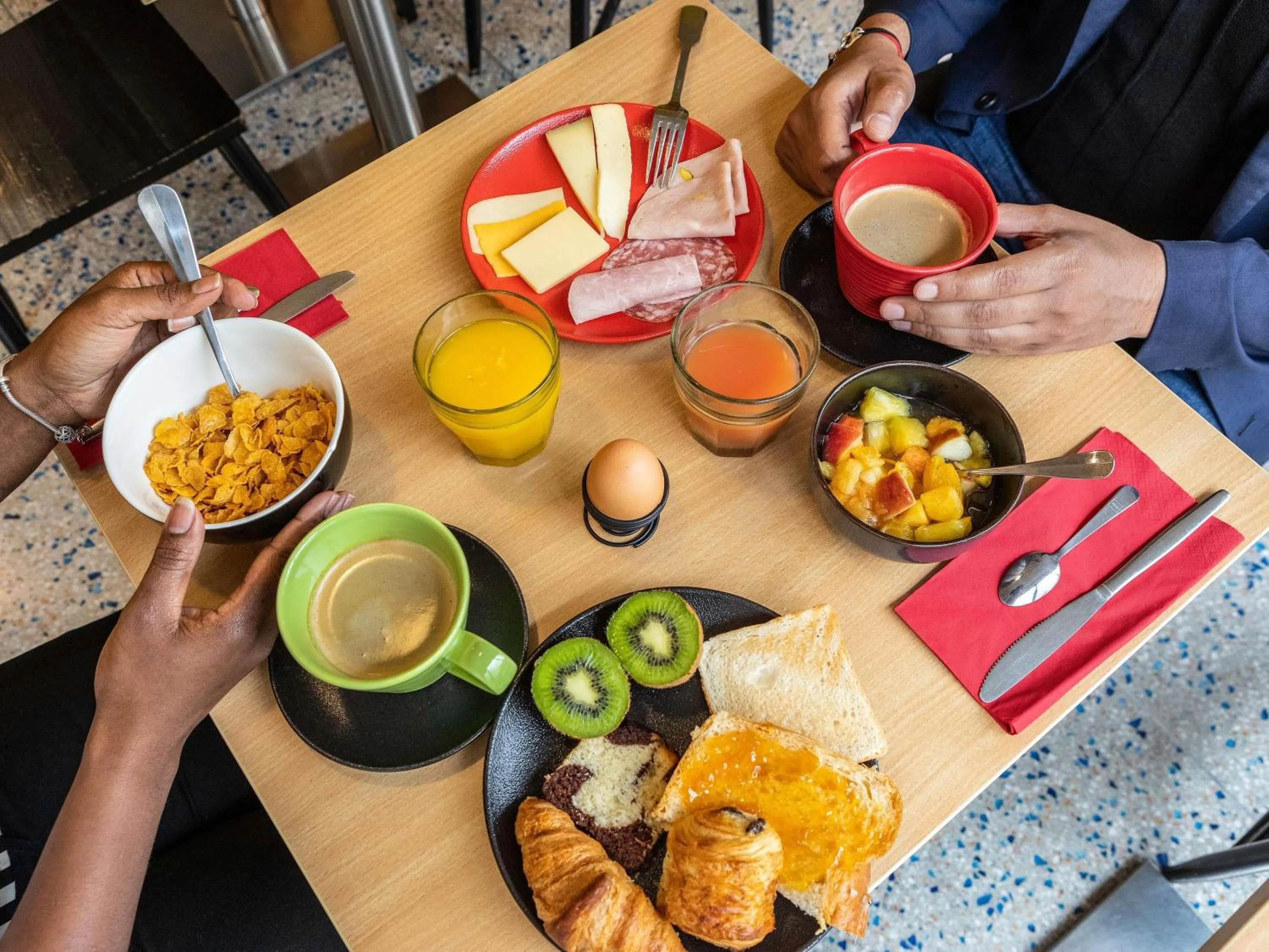 Breakfast in ibis Styles Paris Mairie de Montreuil
