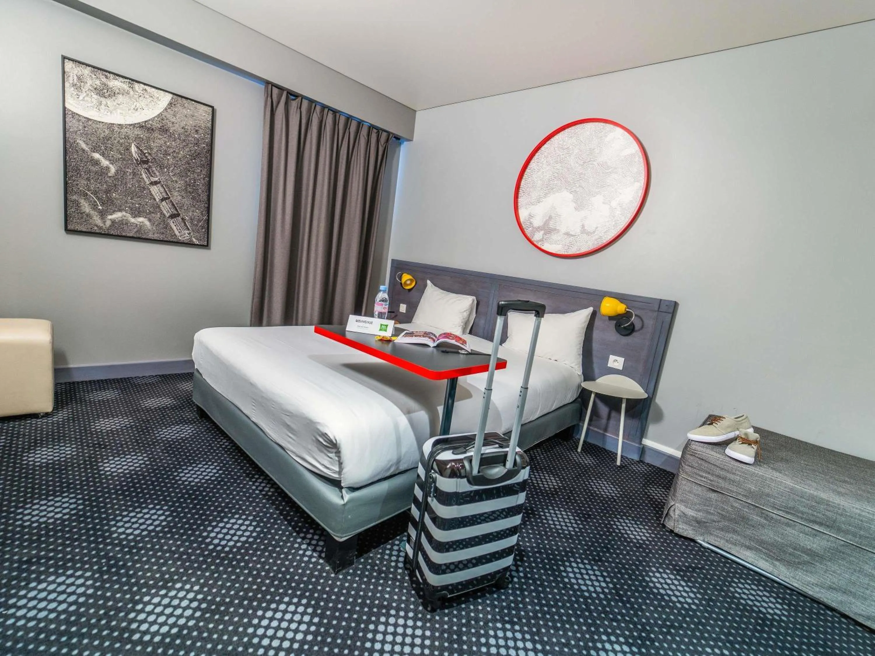 Bedroom, Bed in ibis Styles Paris Mairie de Montreuil