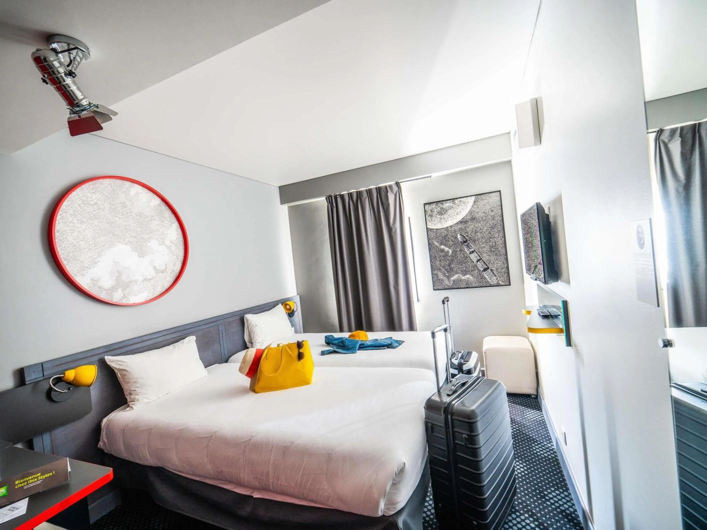 Bedroom, Bed in ibis Styles Paris Mairie de Montreuil