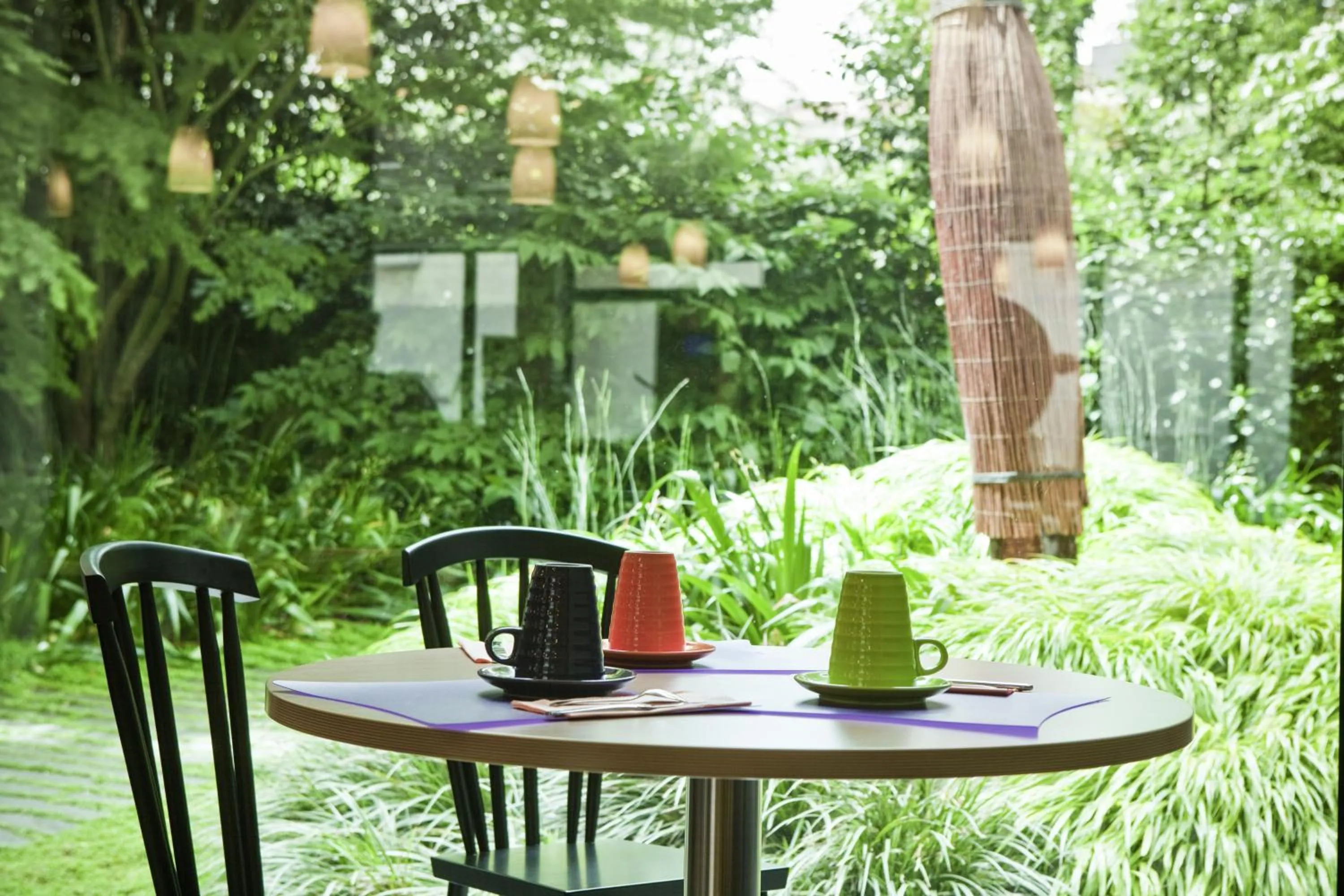 Garden in ibis Styles Paris Mairie de Montreuil