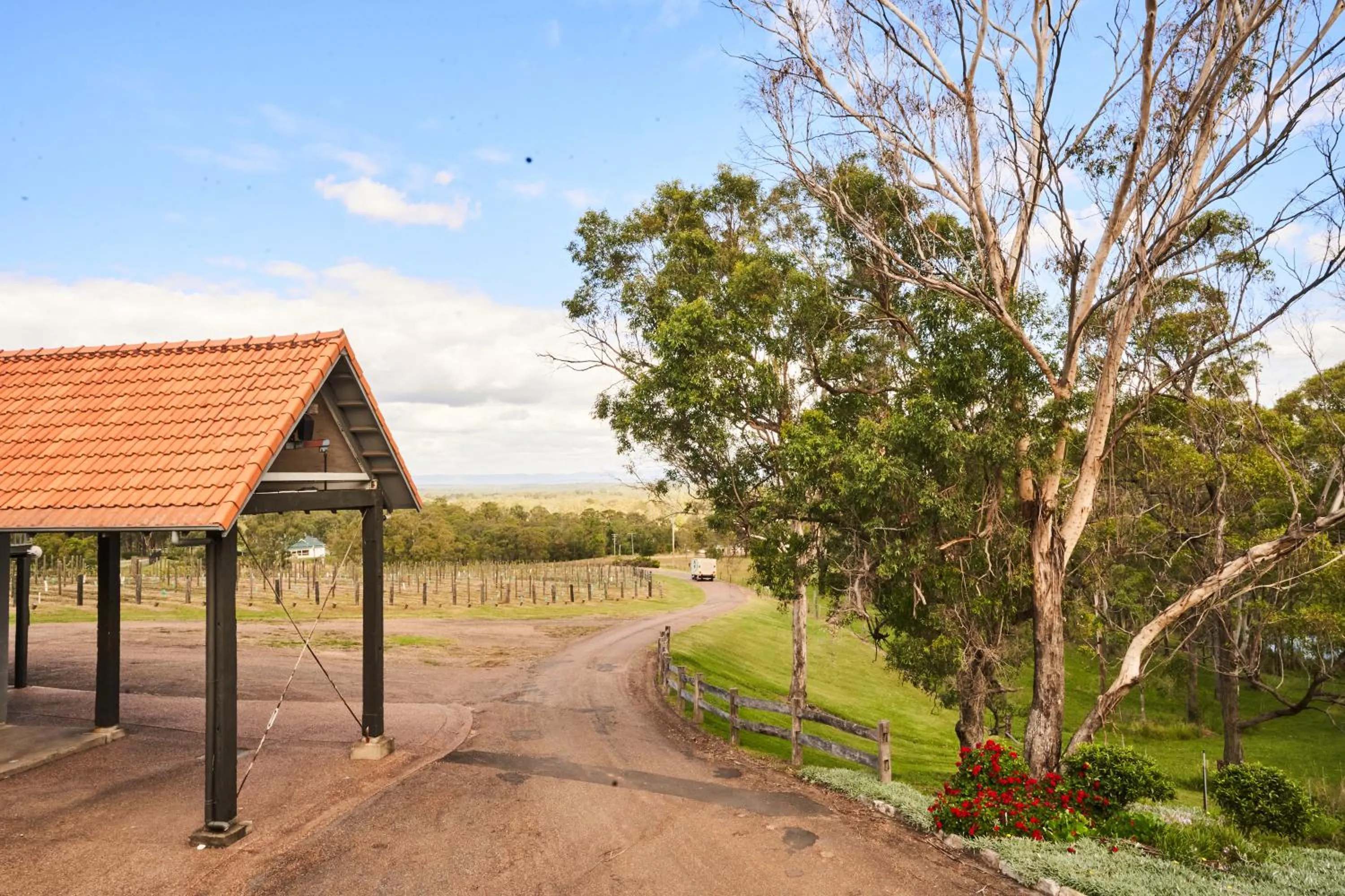 Garden view in Wandin Valley Estate