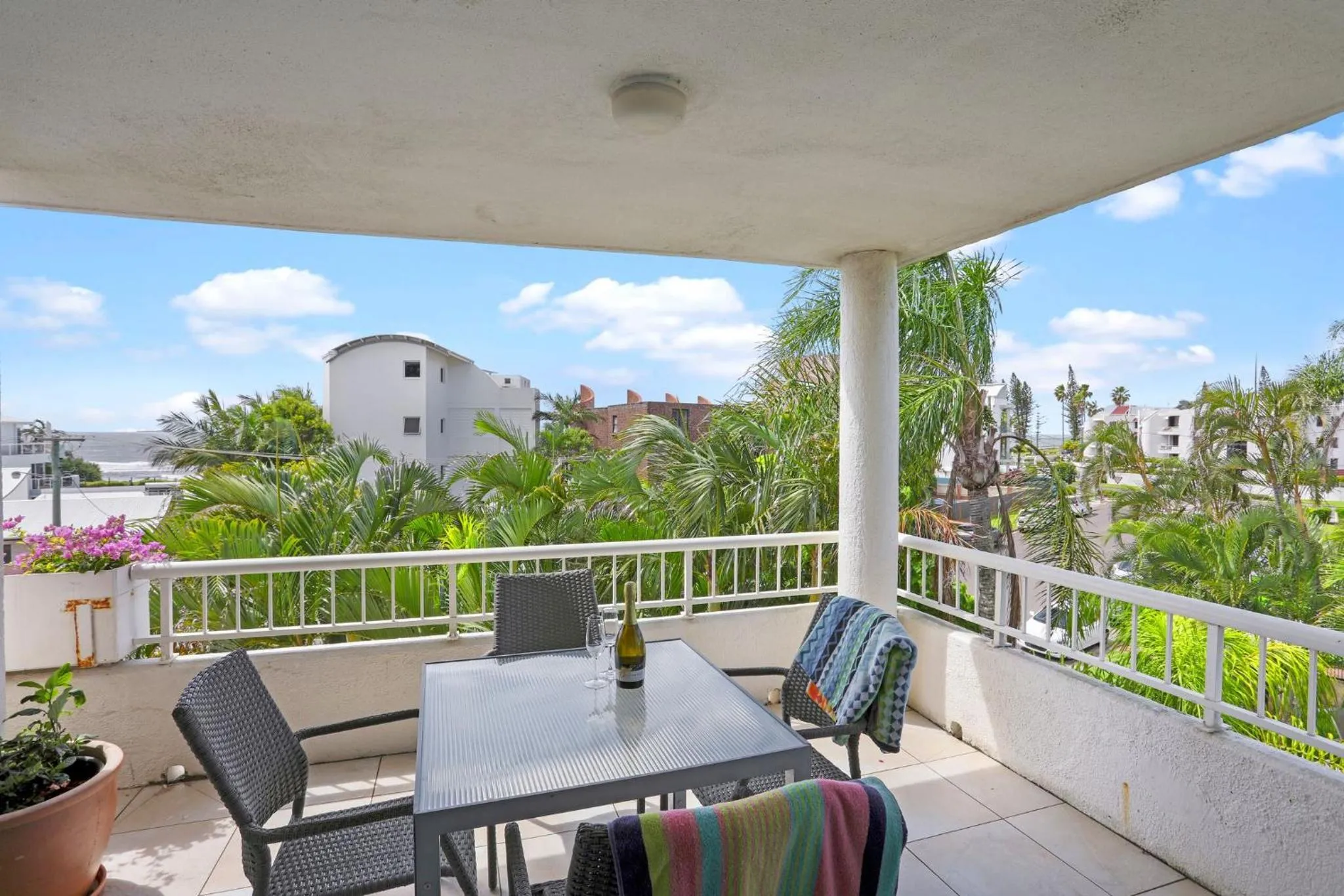 Balcony/Terrace in Headland Gardens Holiday Apartments