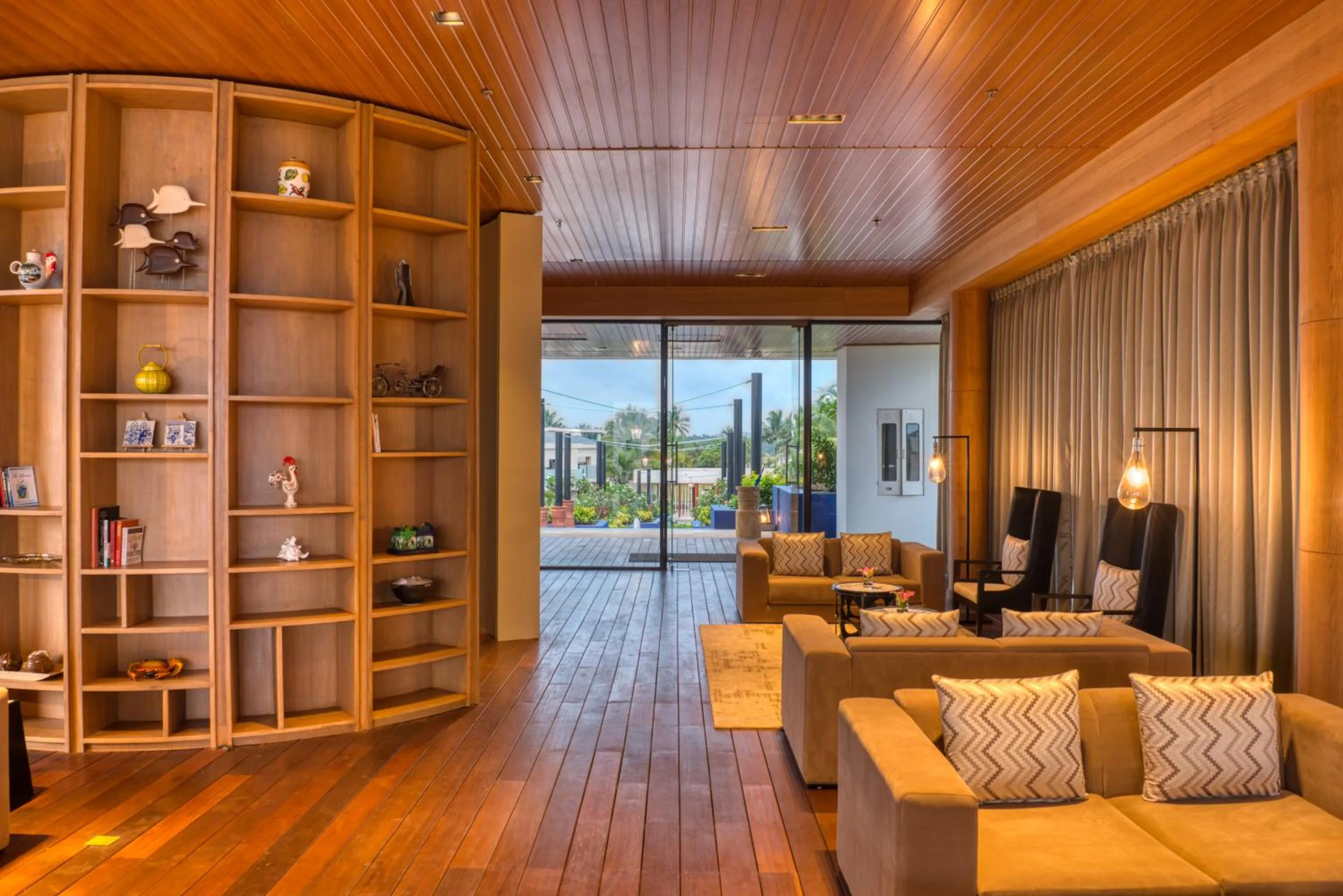 Library in Azaya Beach Resort Goa