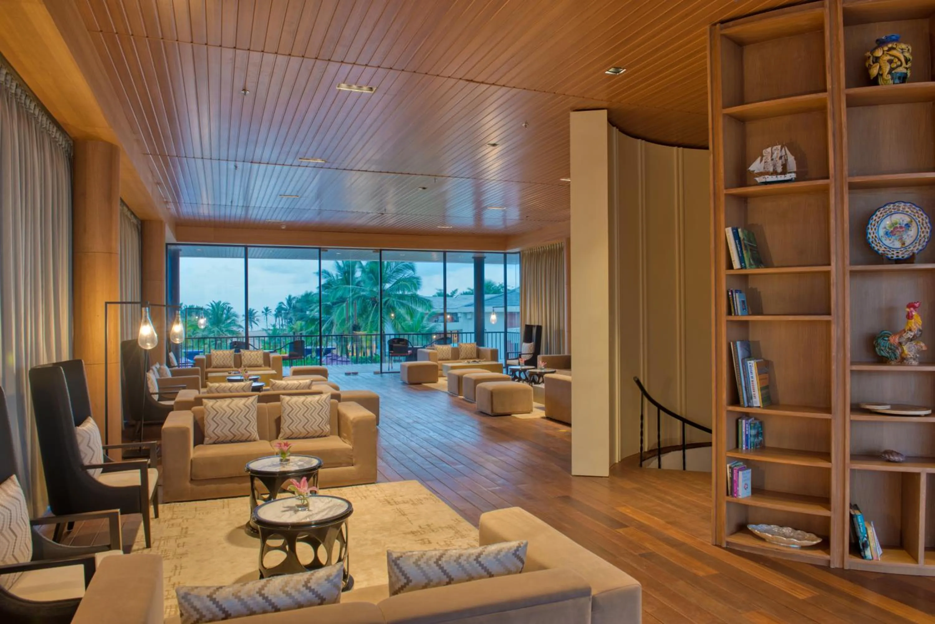 Library in Azaya Beach Resort Goa